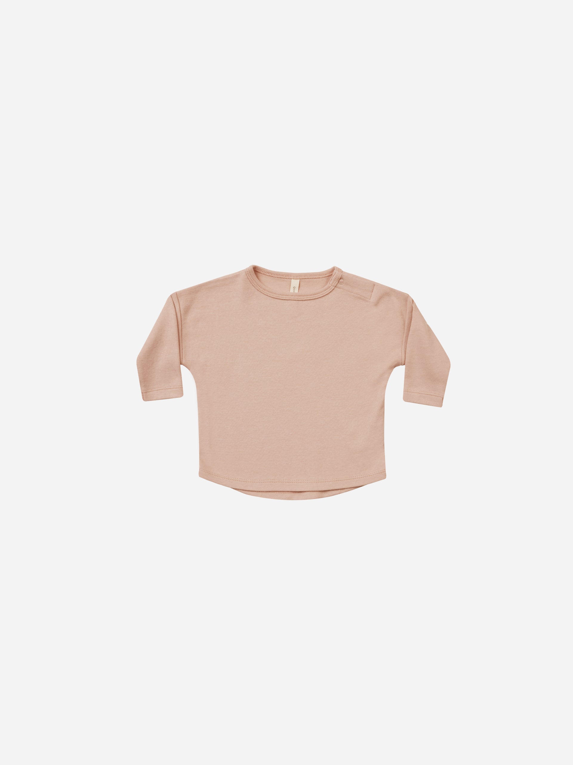 Long Sleeve Tee || Blush - Rylee + Cru | Kids Clothes | Trendy Baby Clothes | Modern Infant Outfits |