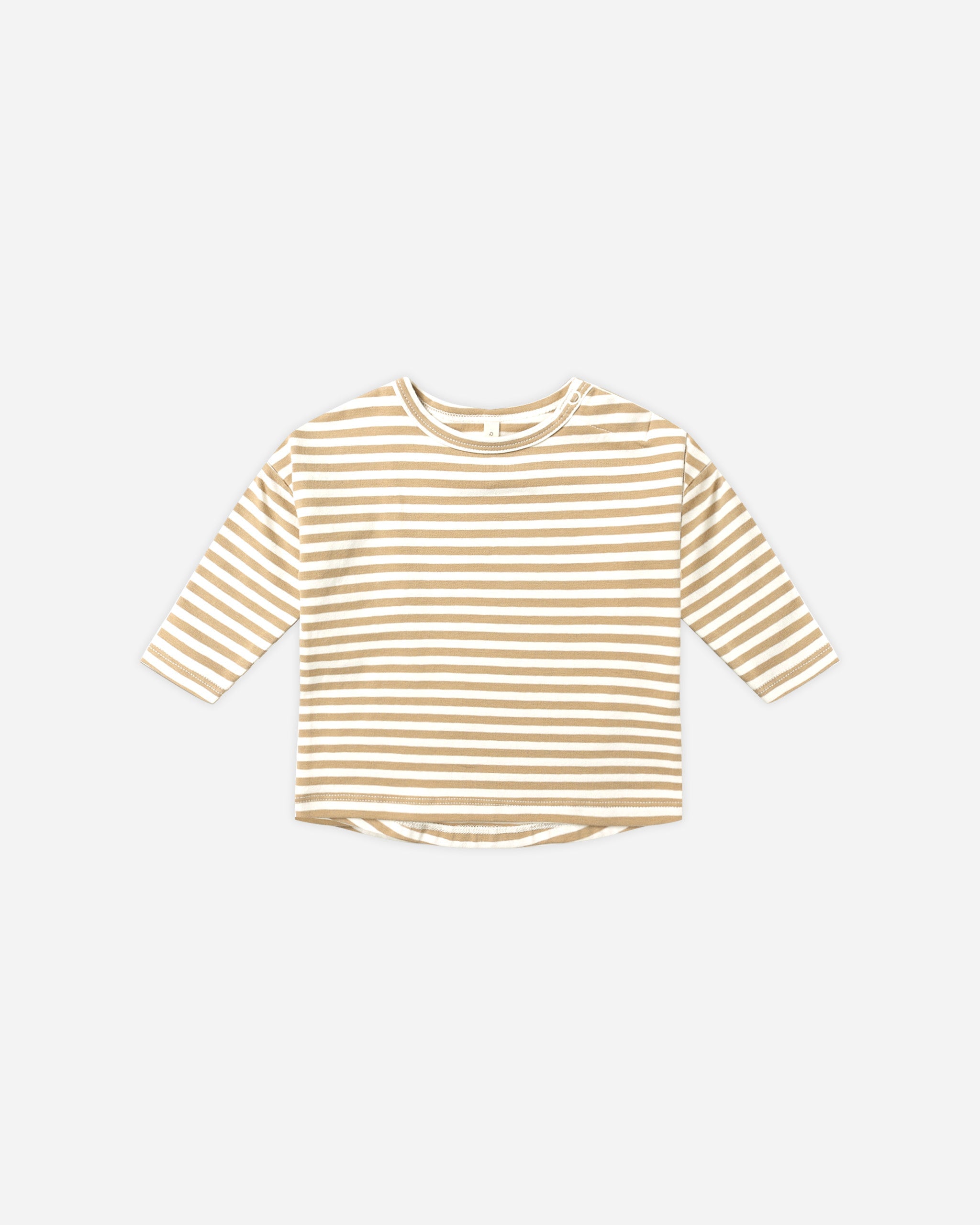 Long Sleeve Tee || Gold Stripe