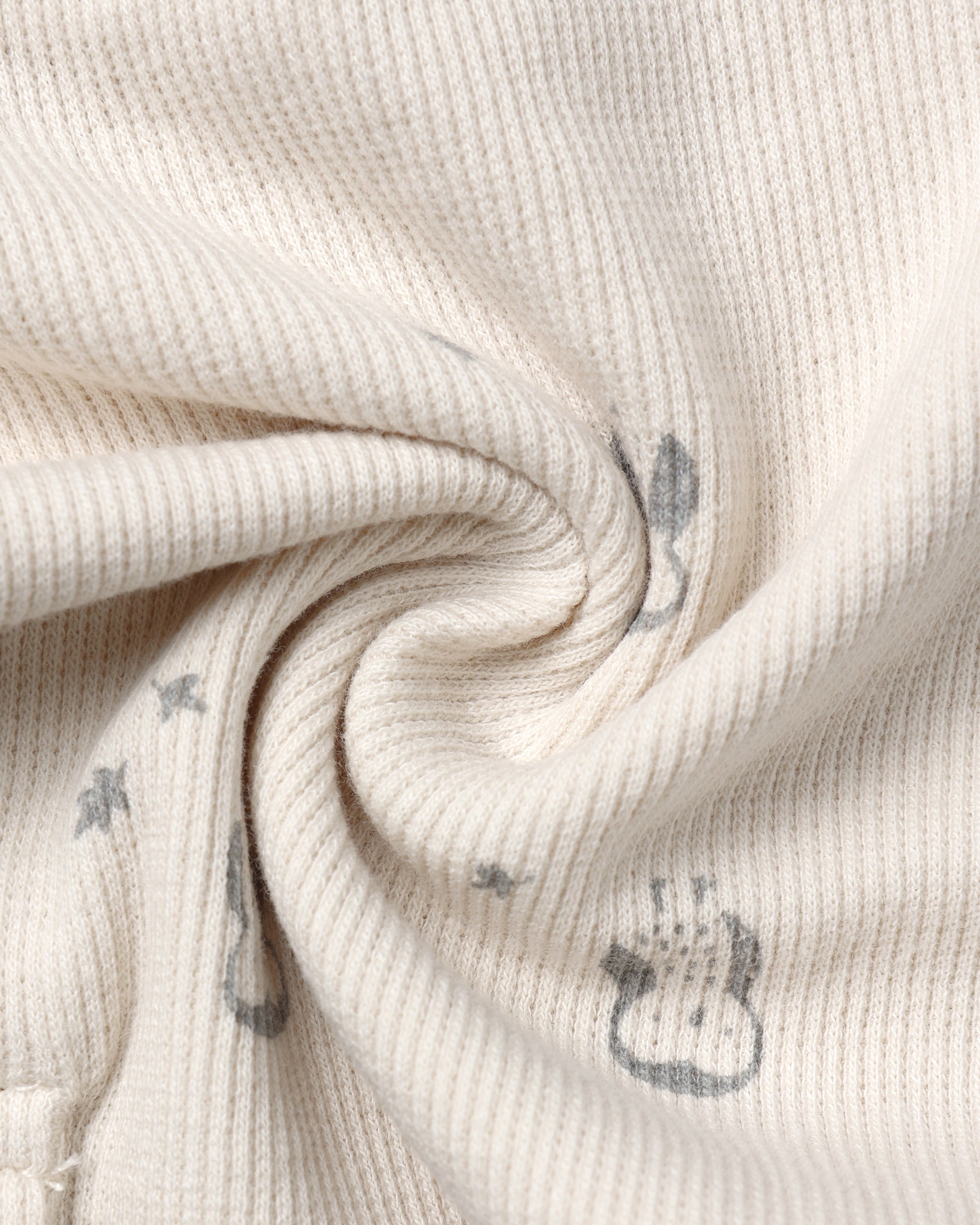 Ribbed Baby Jumpsuit || Owls