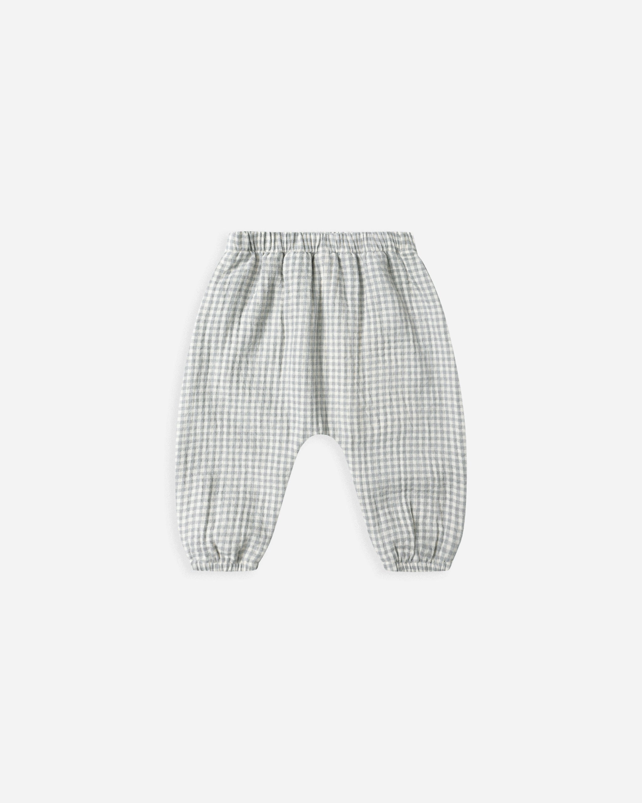 Woven Pant || Blue Gingham