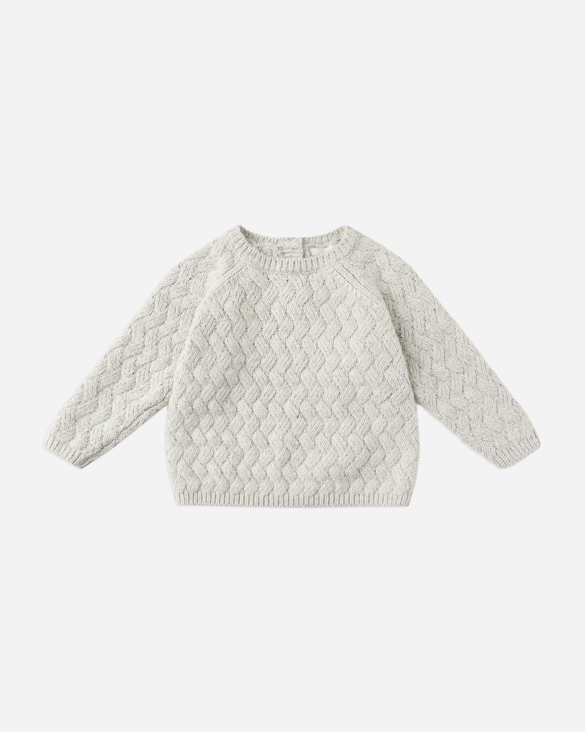 Knit Sweater || Heathered Blue