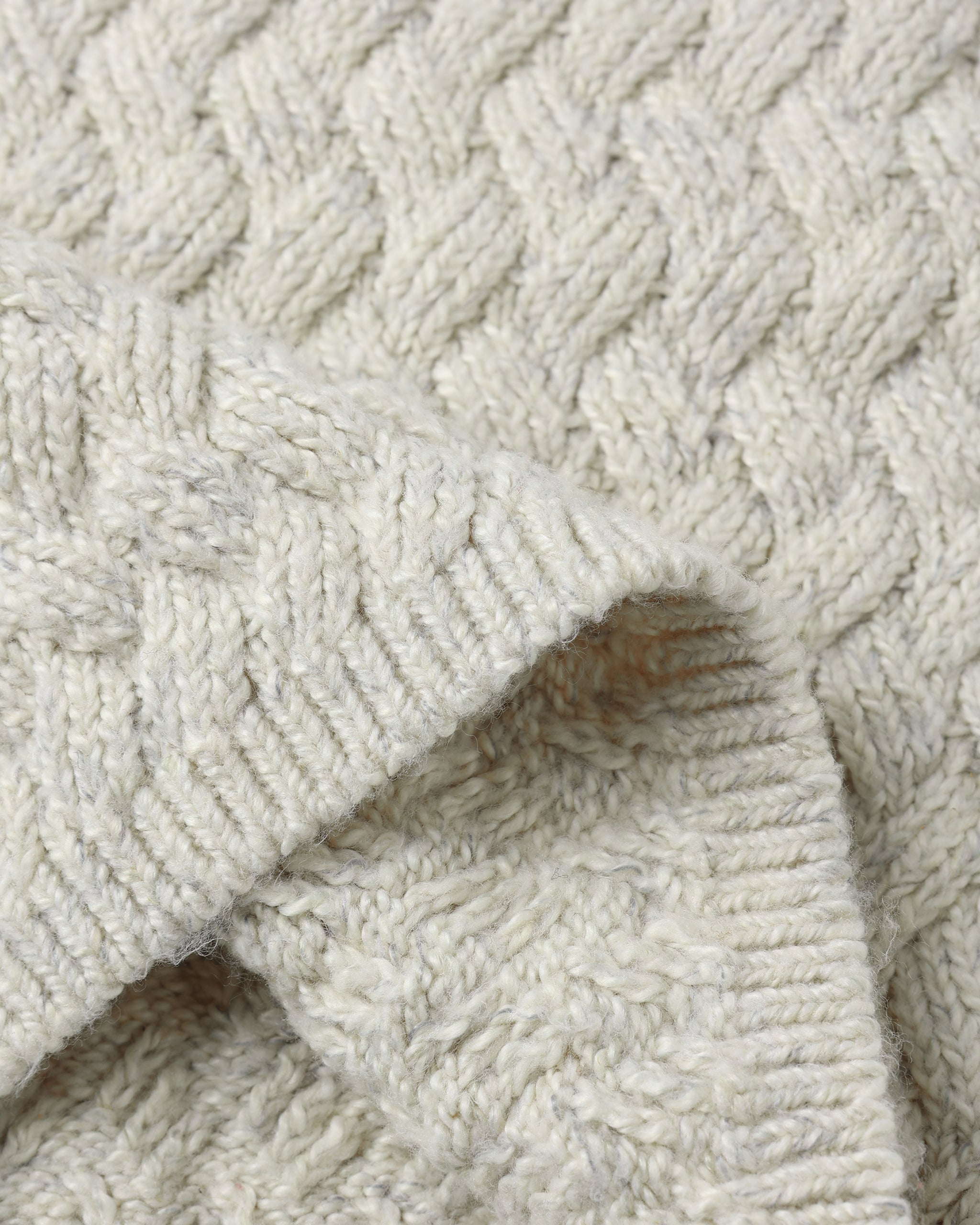 Knit Sweater || Heathered Blue