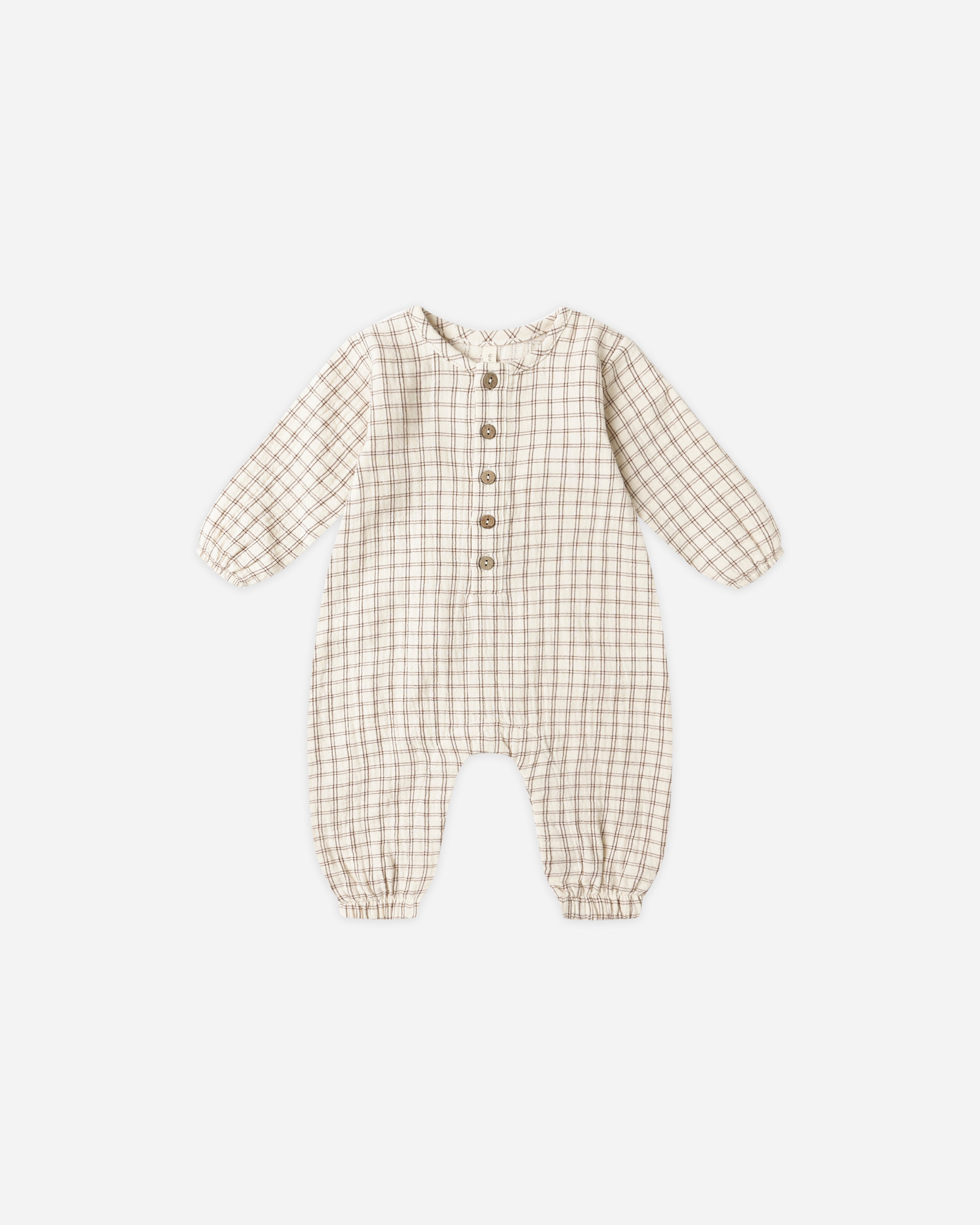 Woven Jumpsuit || Cedar Check