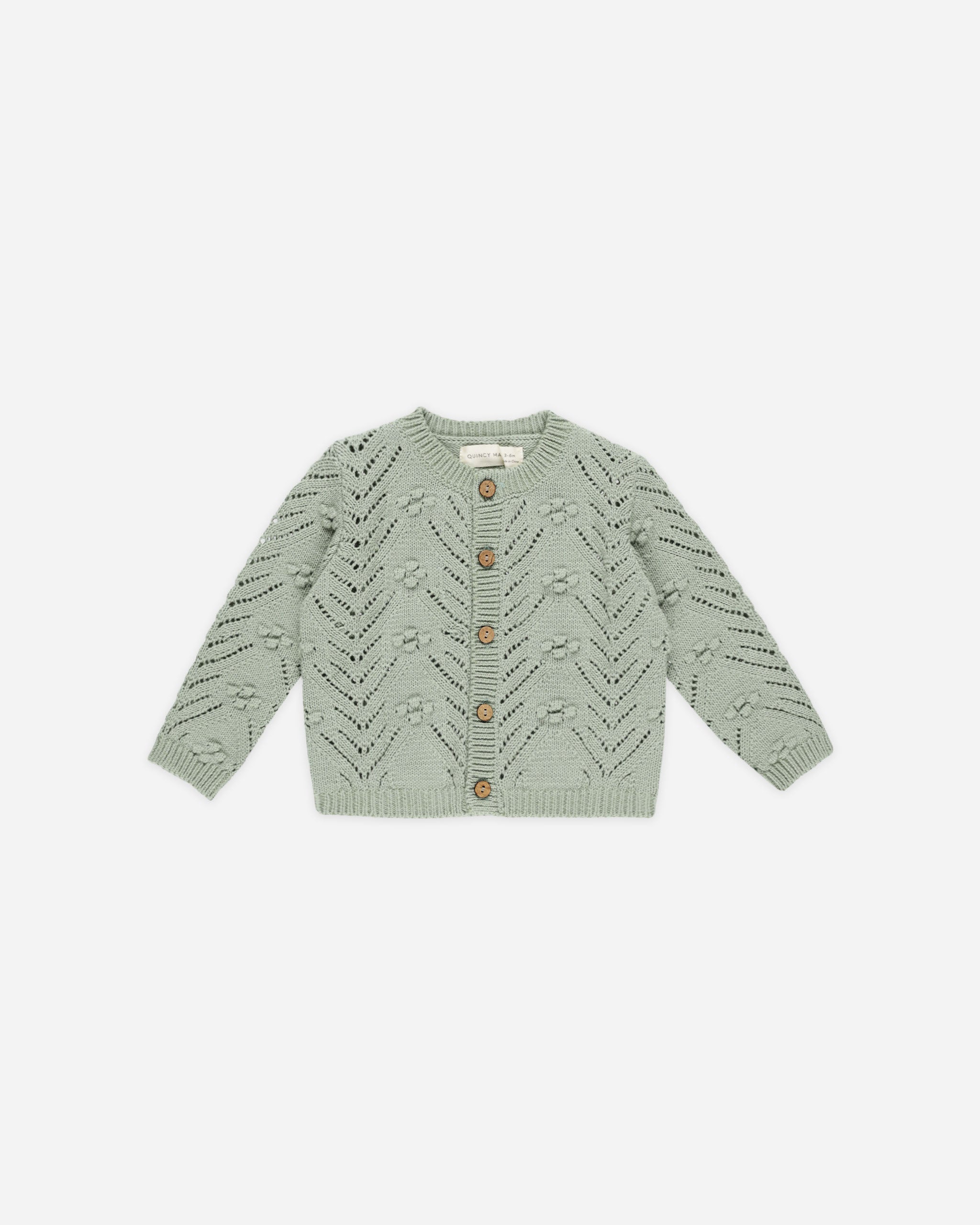 Knit Cardigan || Sage