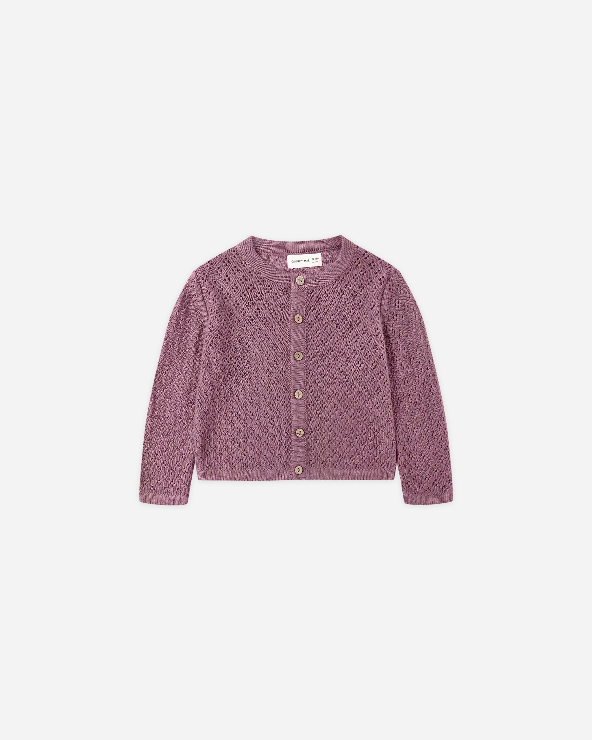 Knit Cardigan || Mulberry