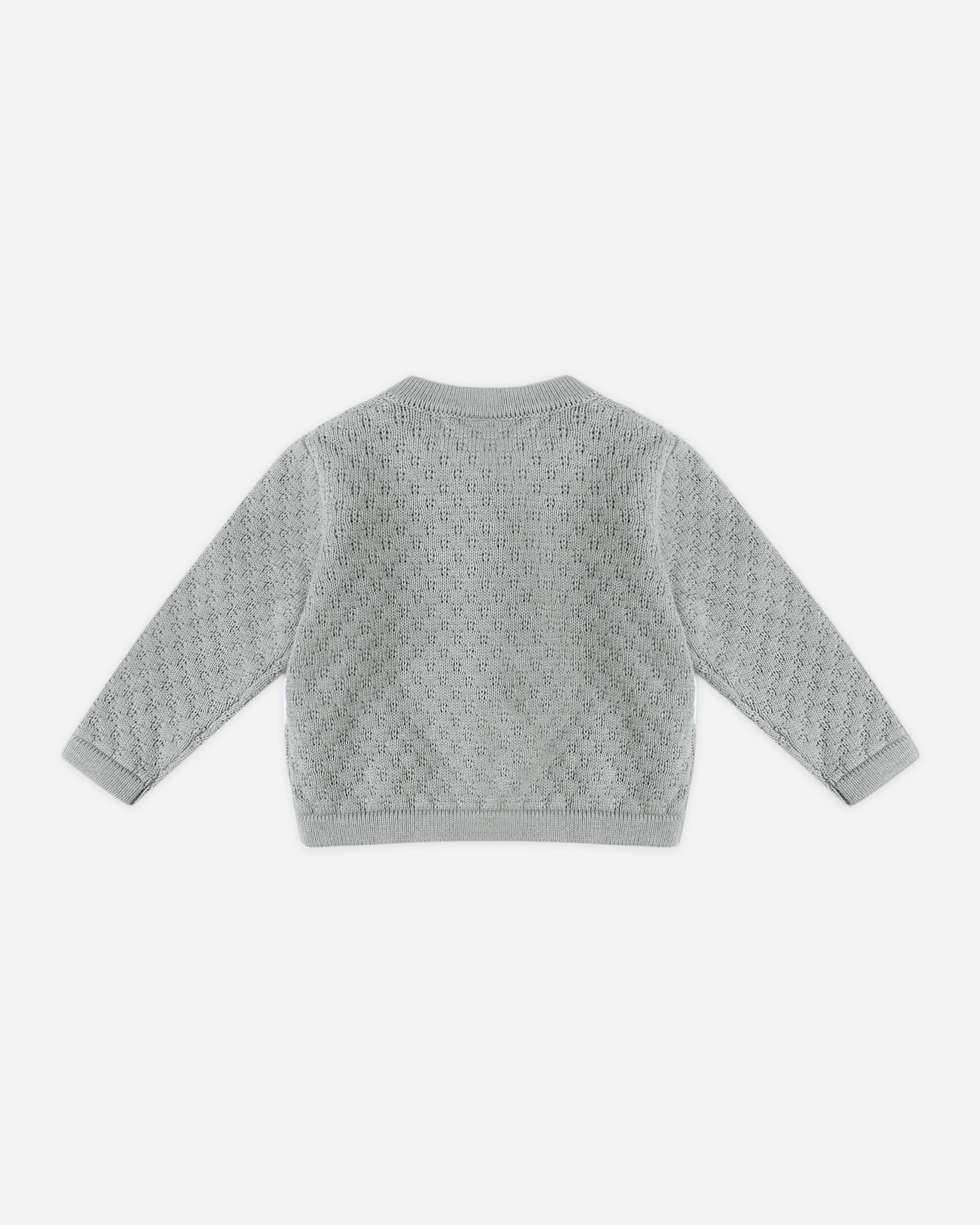 Knit Cardigan || Steel Blue