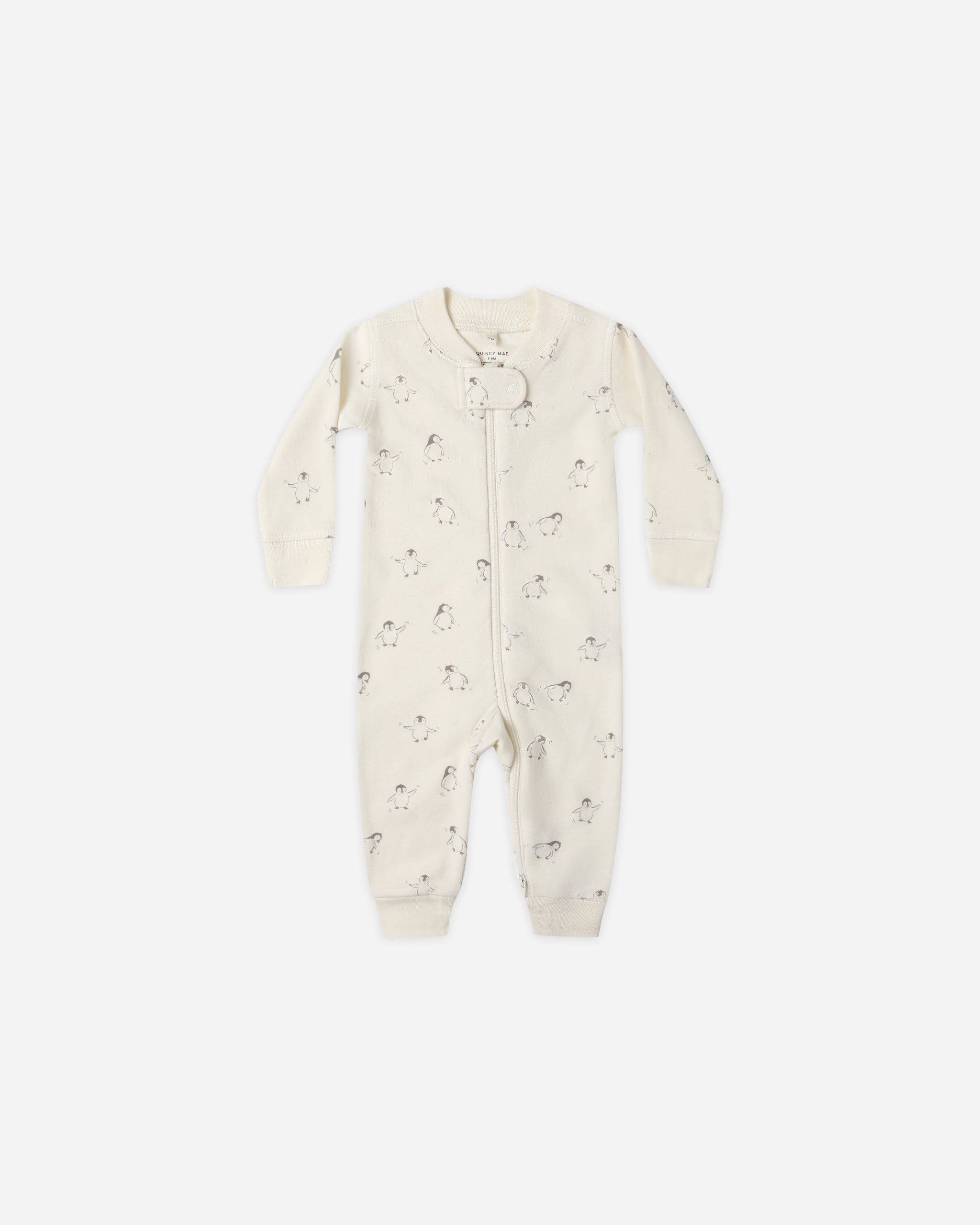 Zip Long Sleeve Sleeper || Penguins
