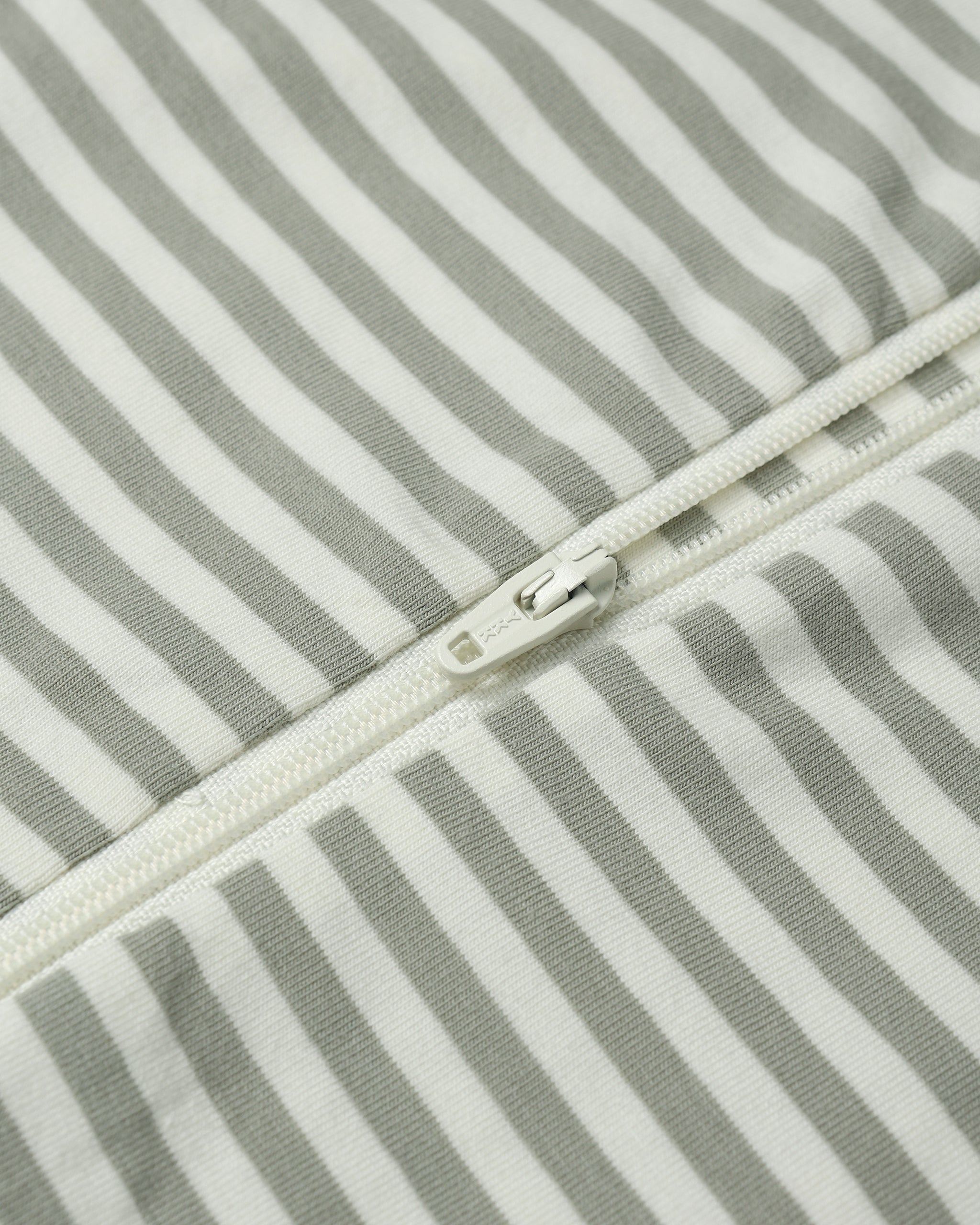 Zip Long Sleeve Sleeper || Fern Stripe