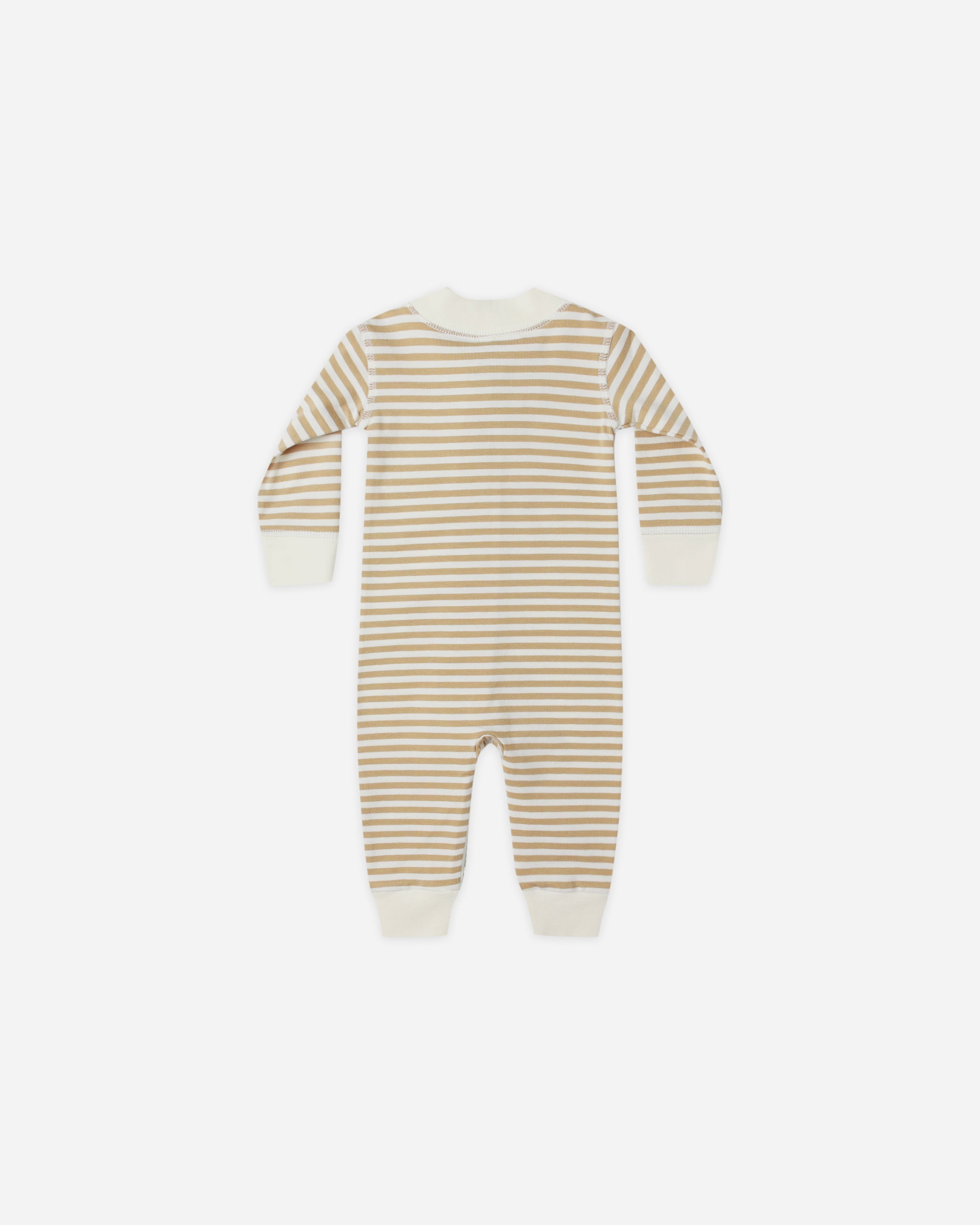 Zip Long Sleeve Sleeper || Gold Stripe