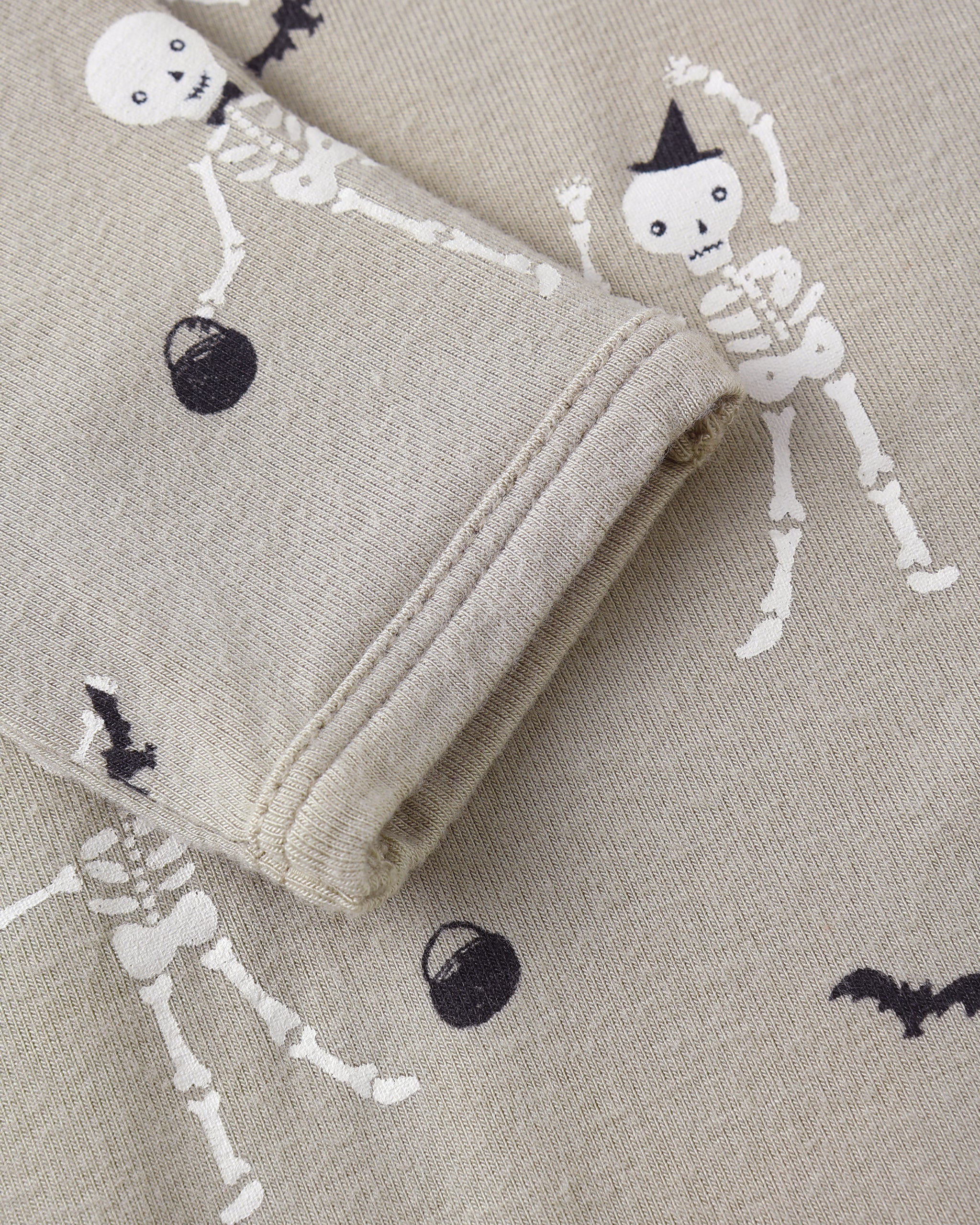 Bamboo Zip Footie || Skeletons - Rylee + Cru | Kids Clothes | Trendy Baby Clothes | Modern Infant Outfits |