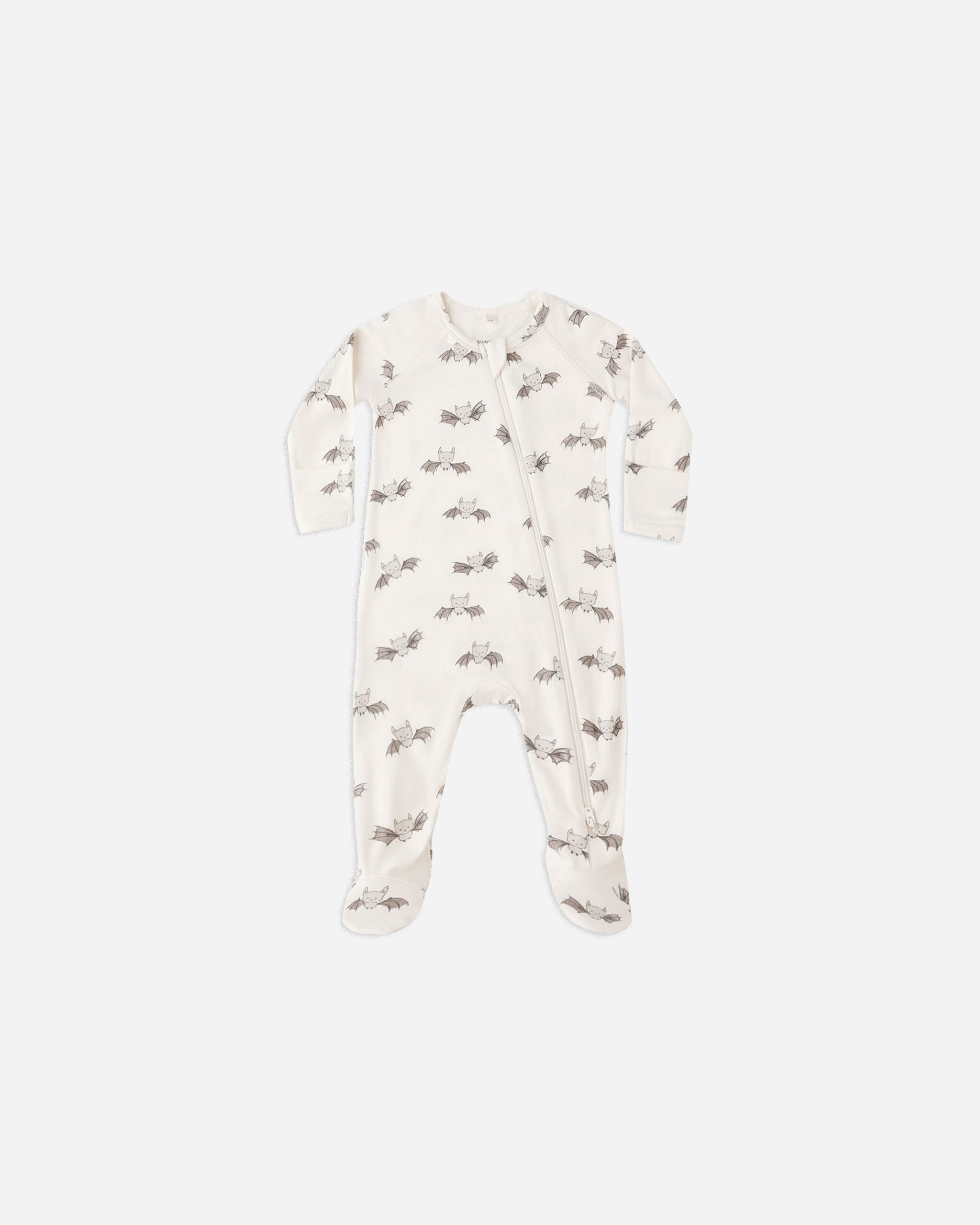 Bamboo Zip Footie || Bats - Rylee + Cru | Kids Clothes | Trendy Baby Clothes | Modern Infant Outfits |