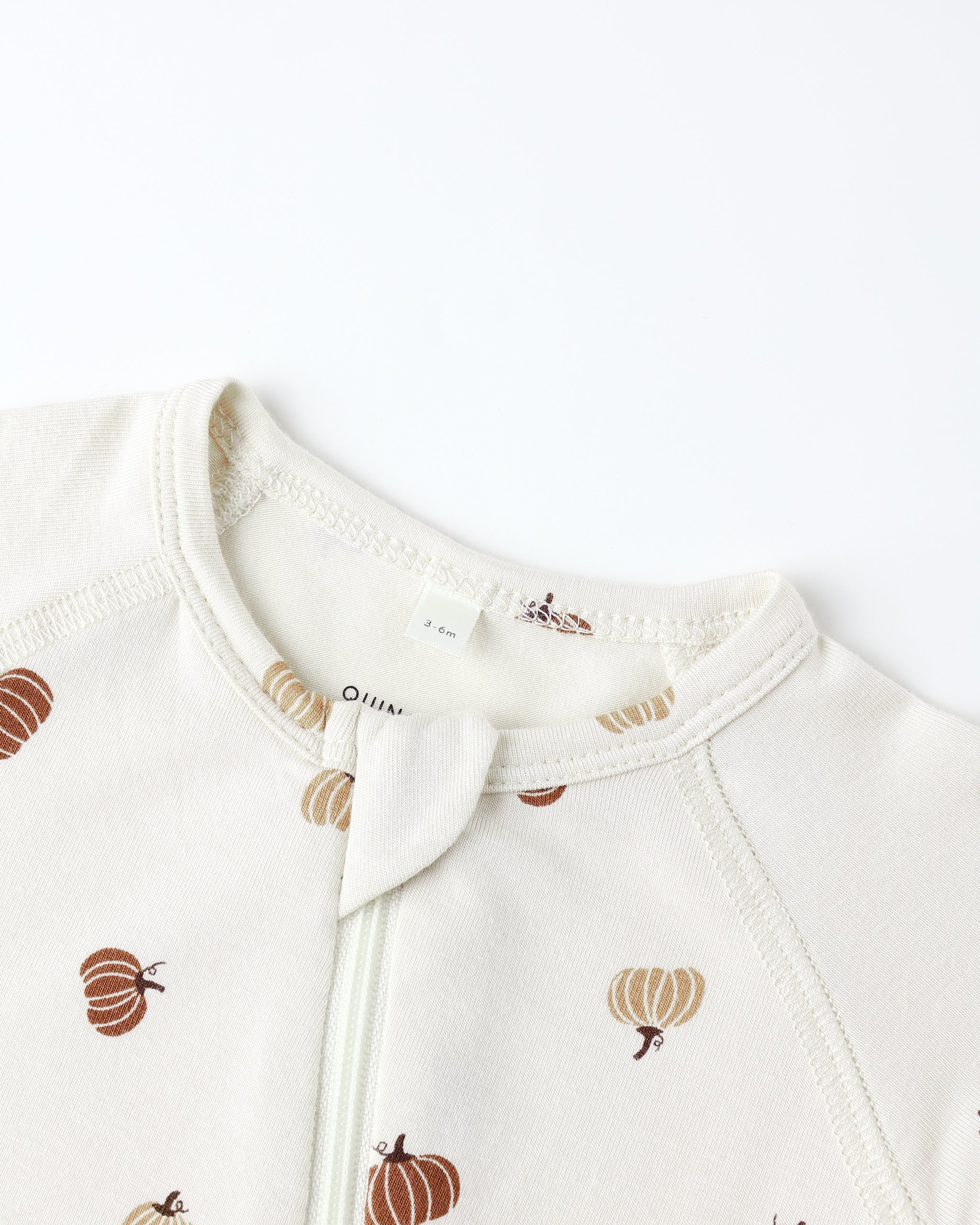 Bamboo Zip Footie || Pumpkins - Rylee + Cru | Kids Clothes | Trendy Baby Clothes | Modern Infant Outfits |