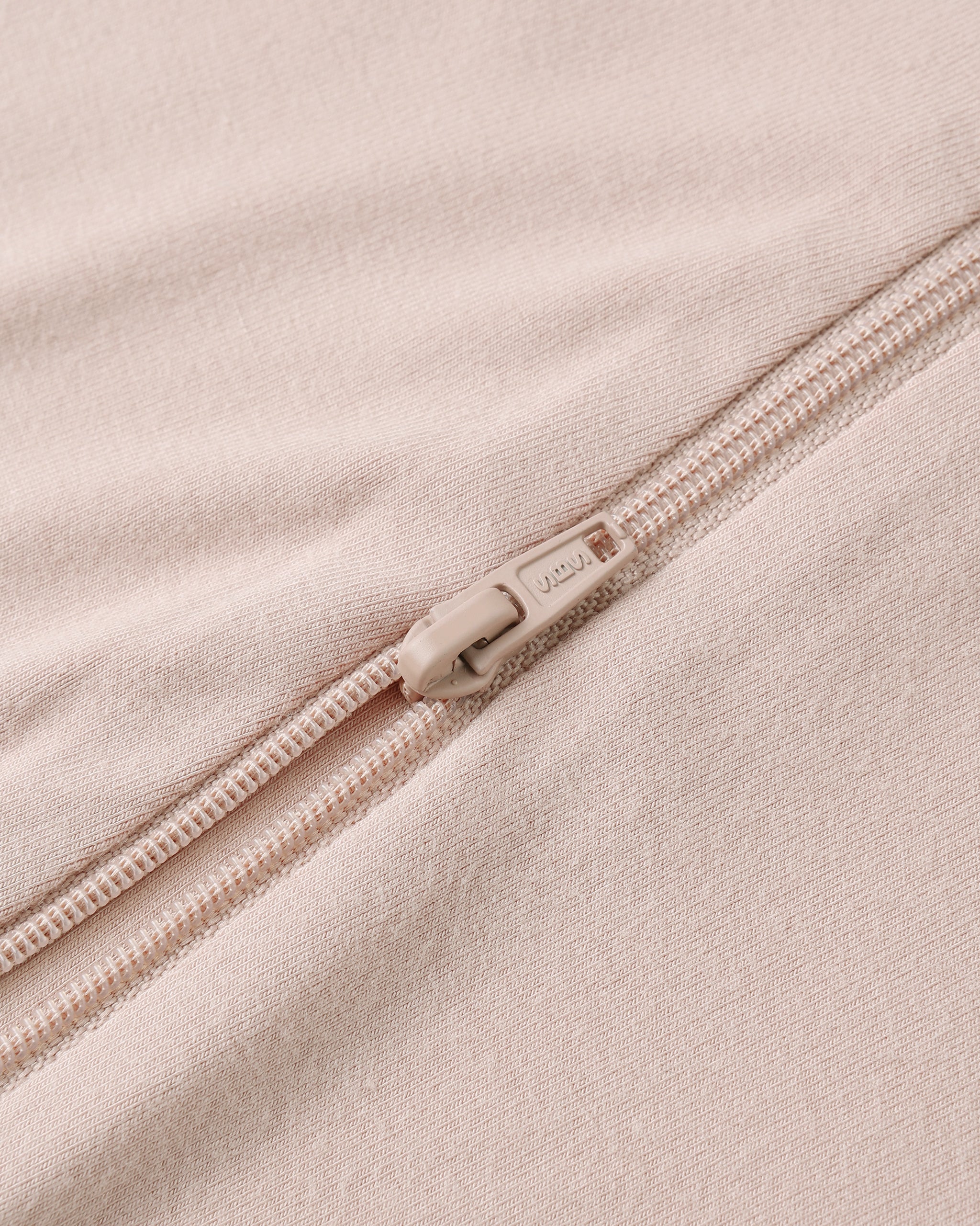 Bamboo Zip Footie || Rose