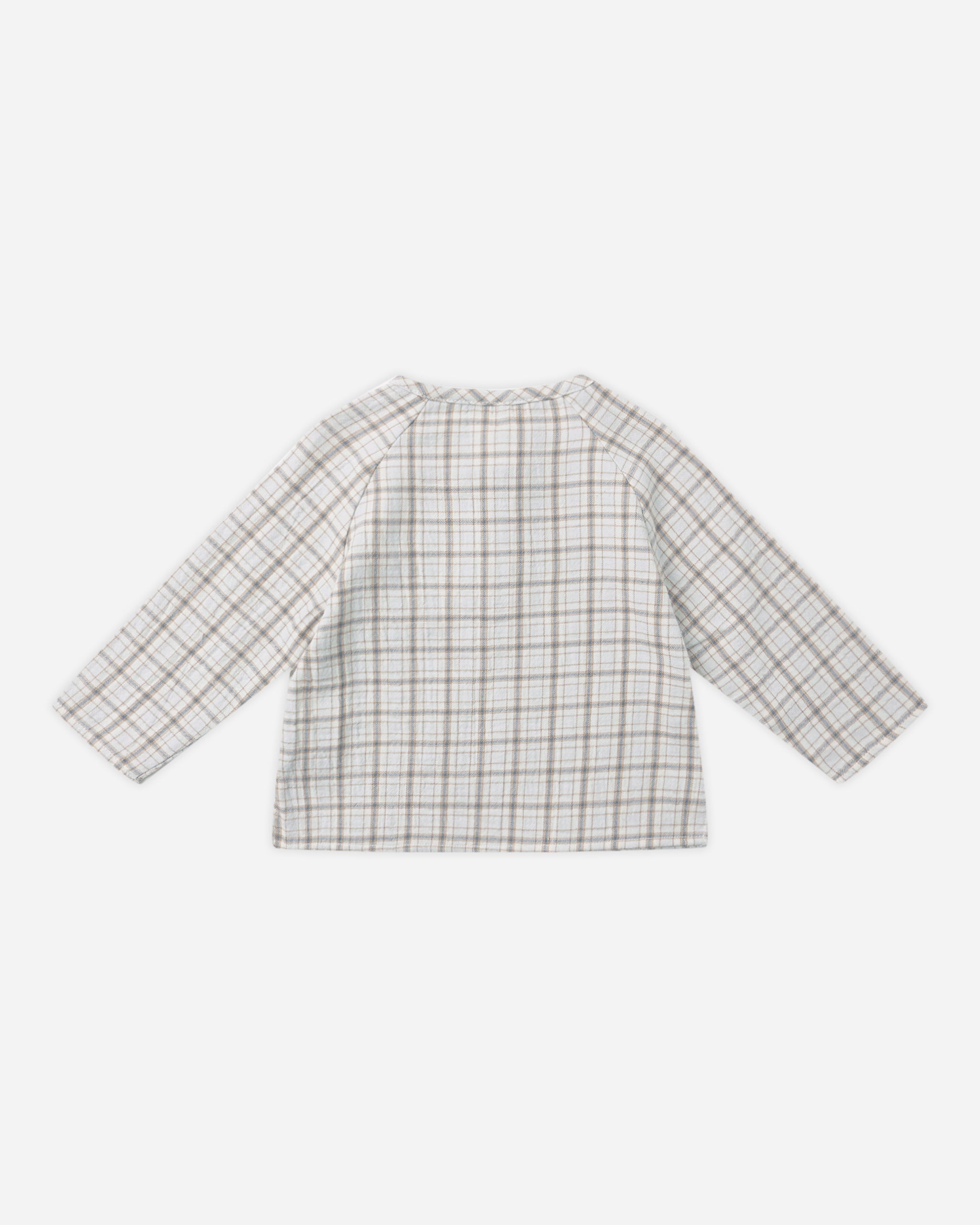 Zion Shirt || Blue Plaid