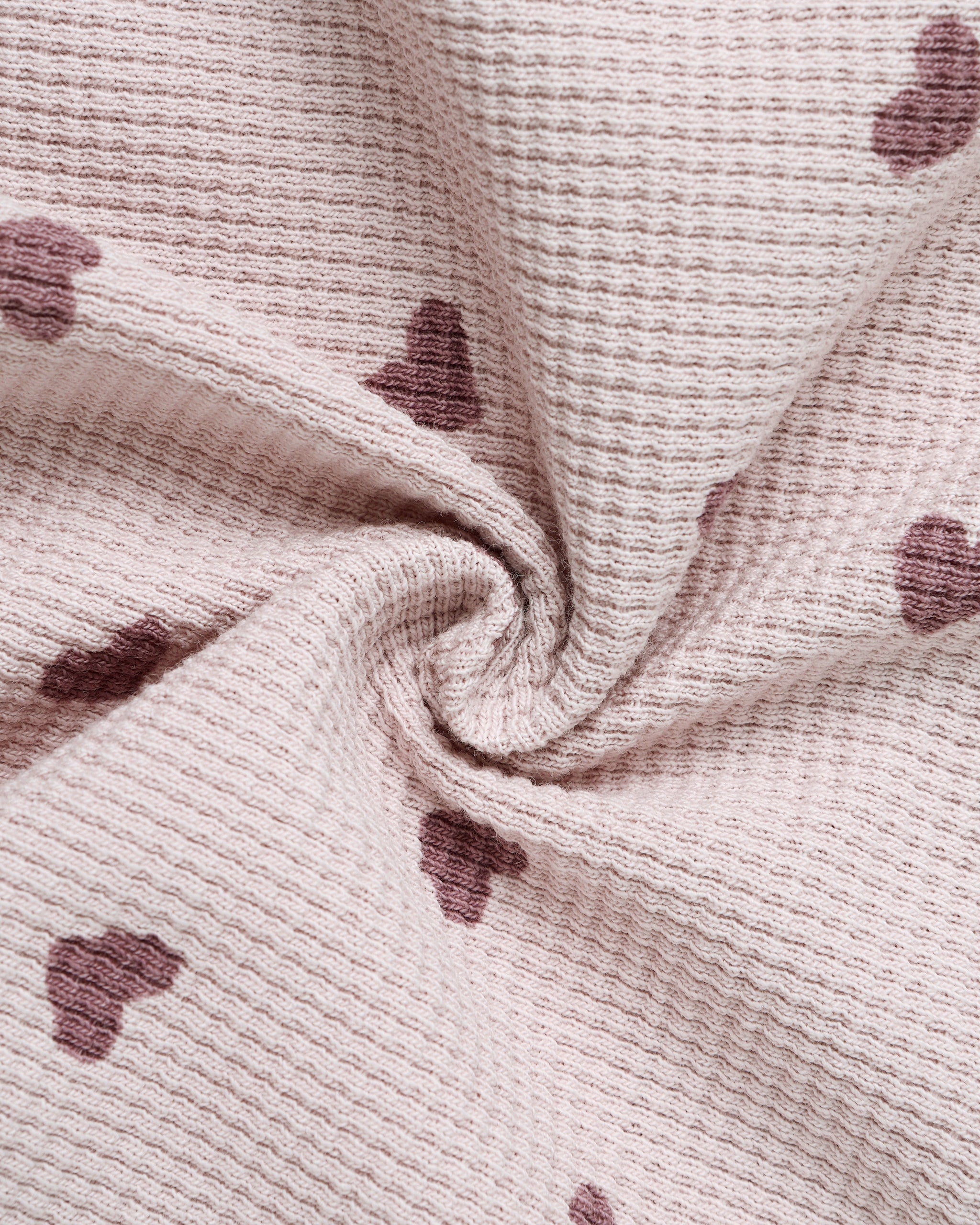 Waffle Slouch Set || Hearts