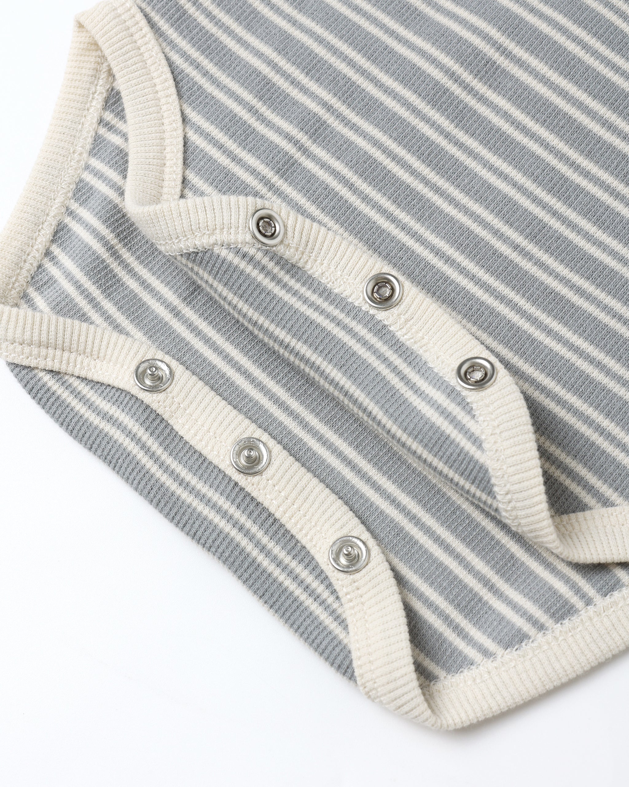 Ribbed Bodysuit, 2 Pack || Steel Blue Micro Stripe, Owls