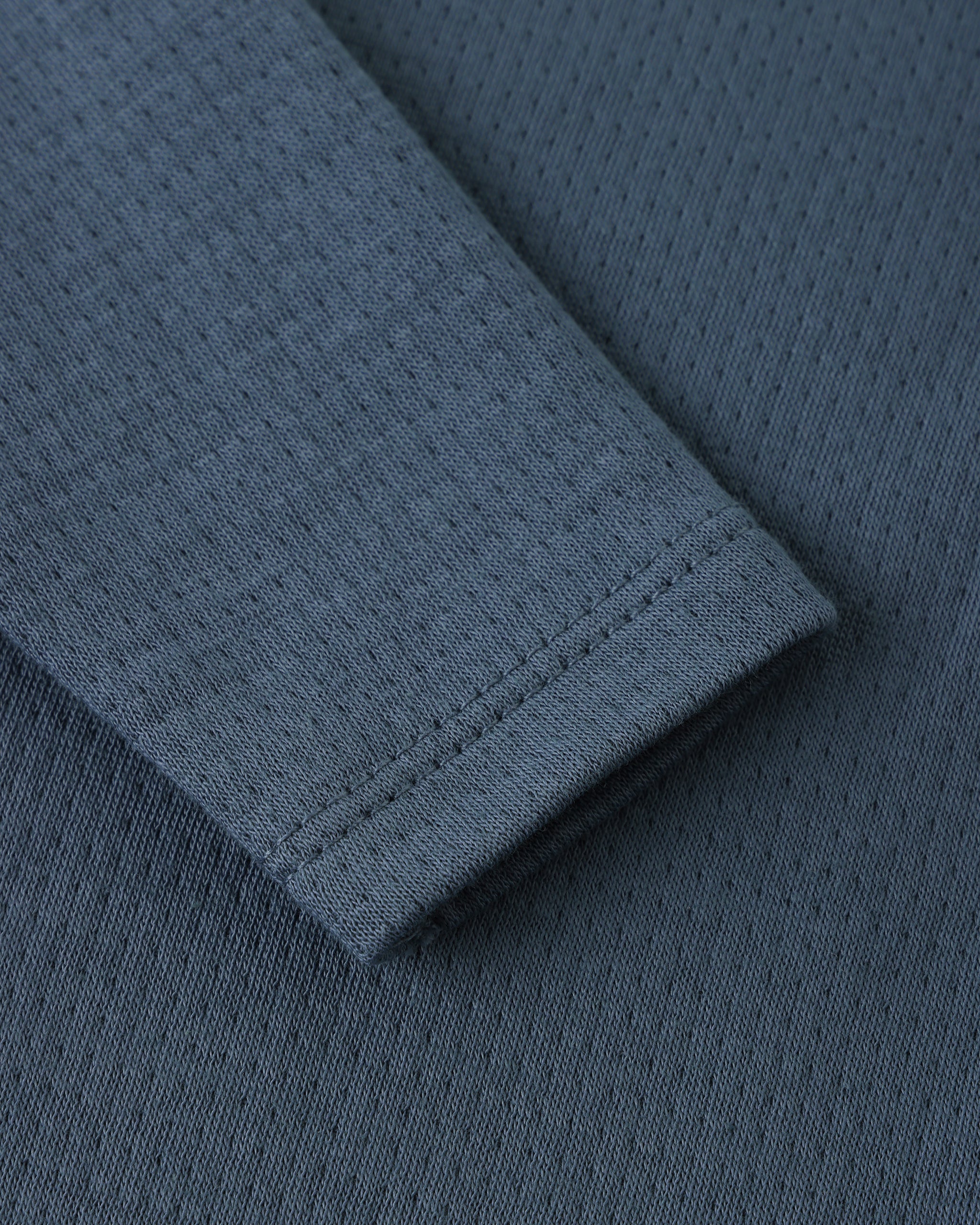 Pointelle Wrap Footie || Ocean