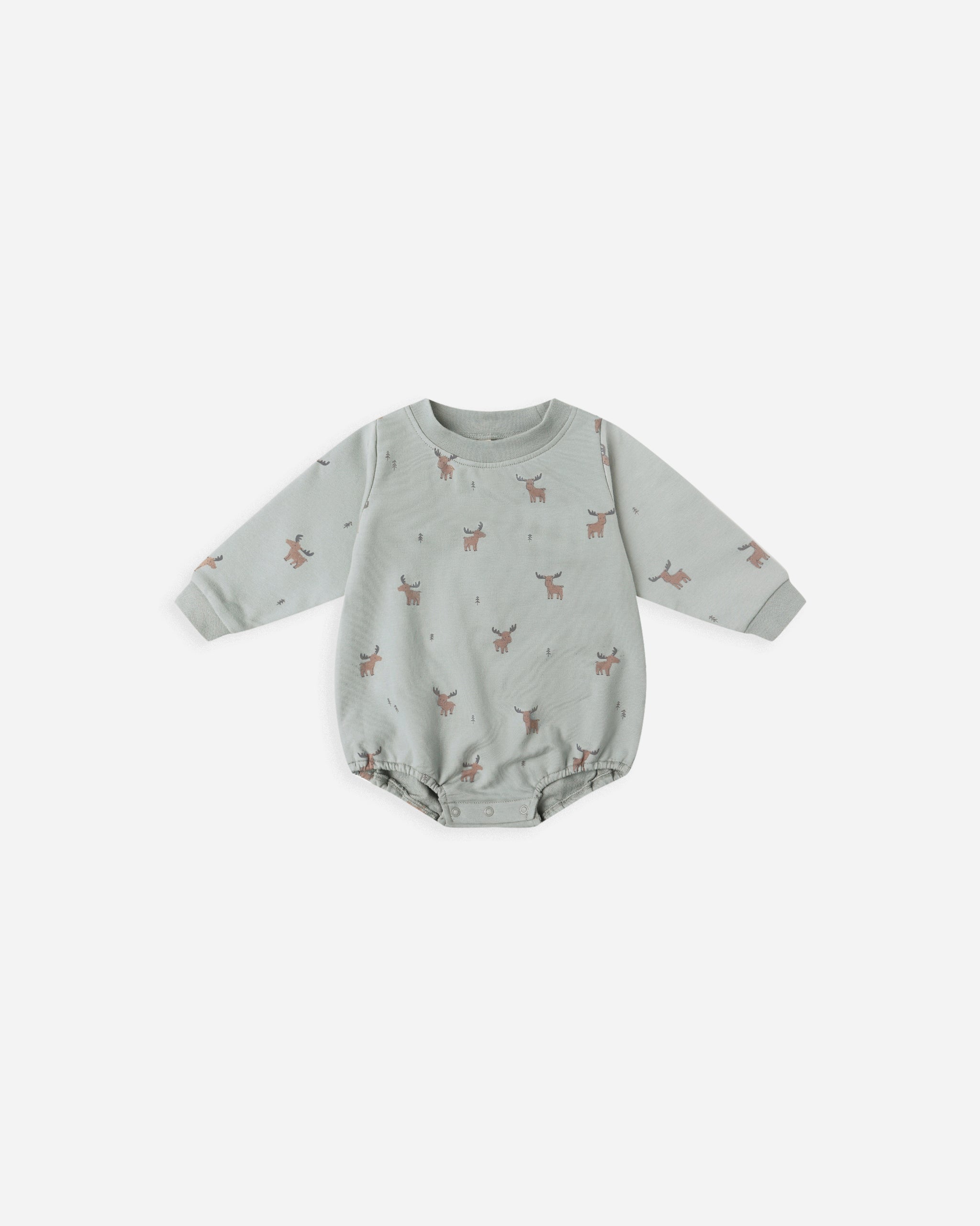 Crewneck Bubble Romper || Moose