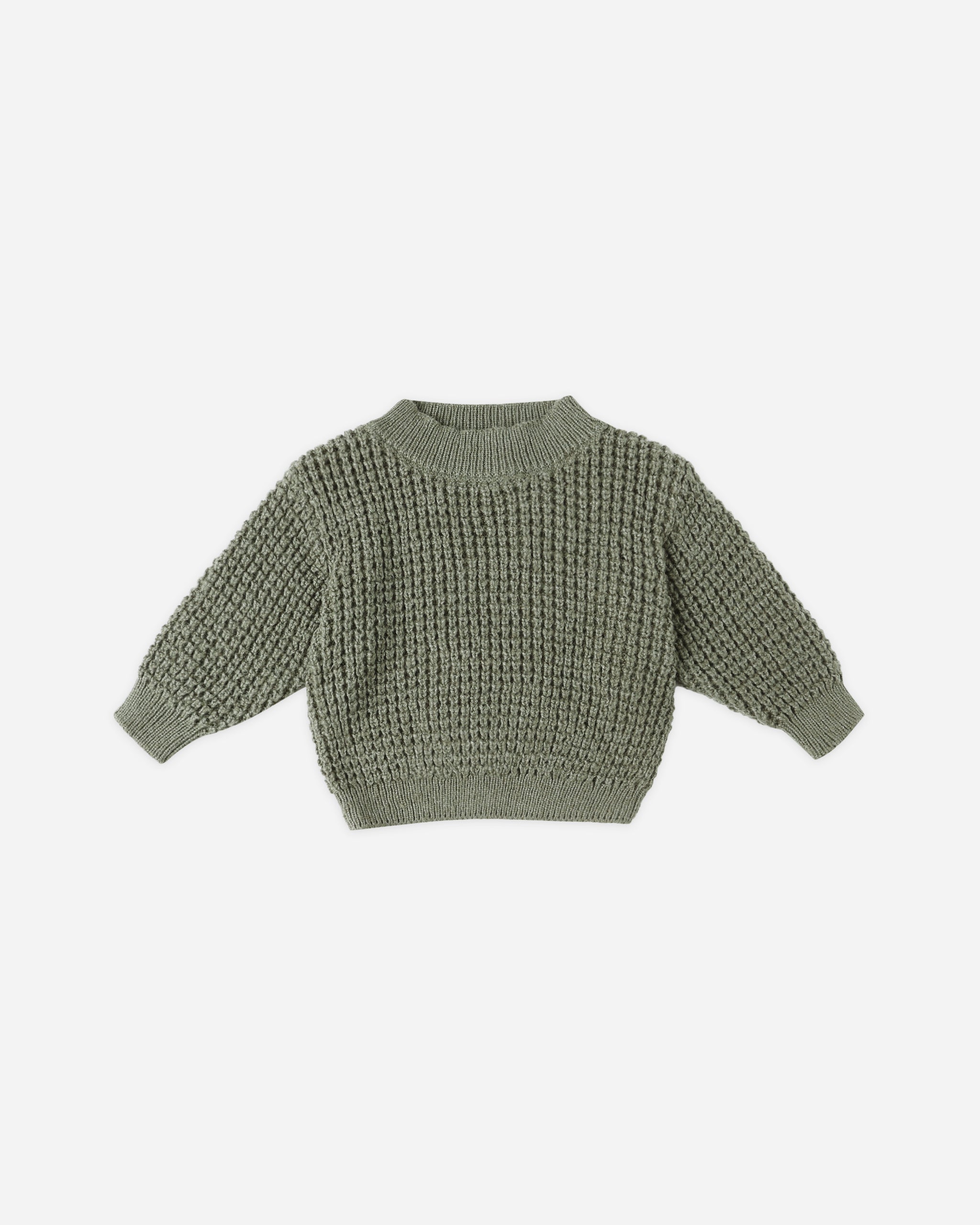 Chunky Knit Sweater || Forest