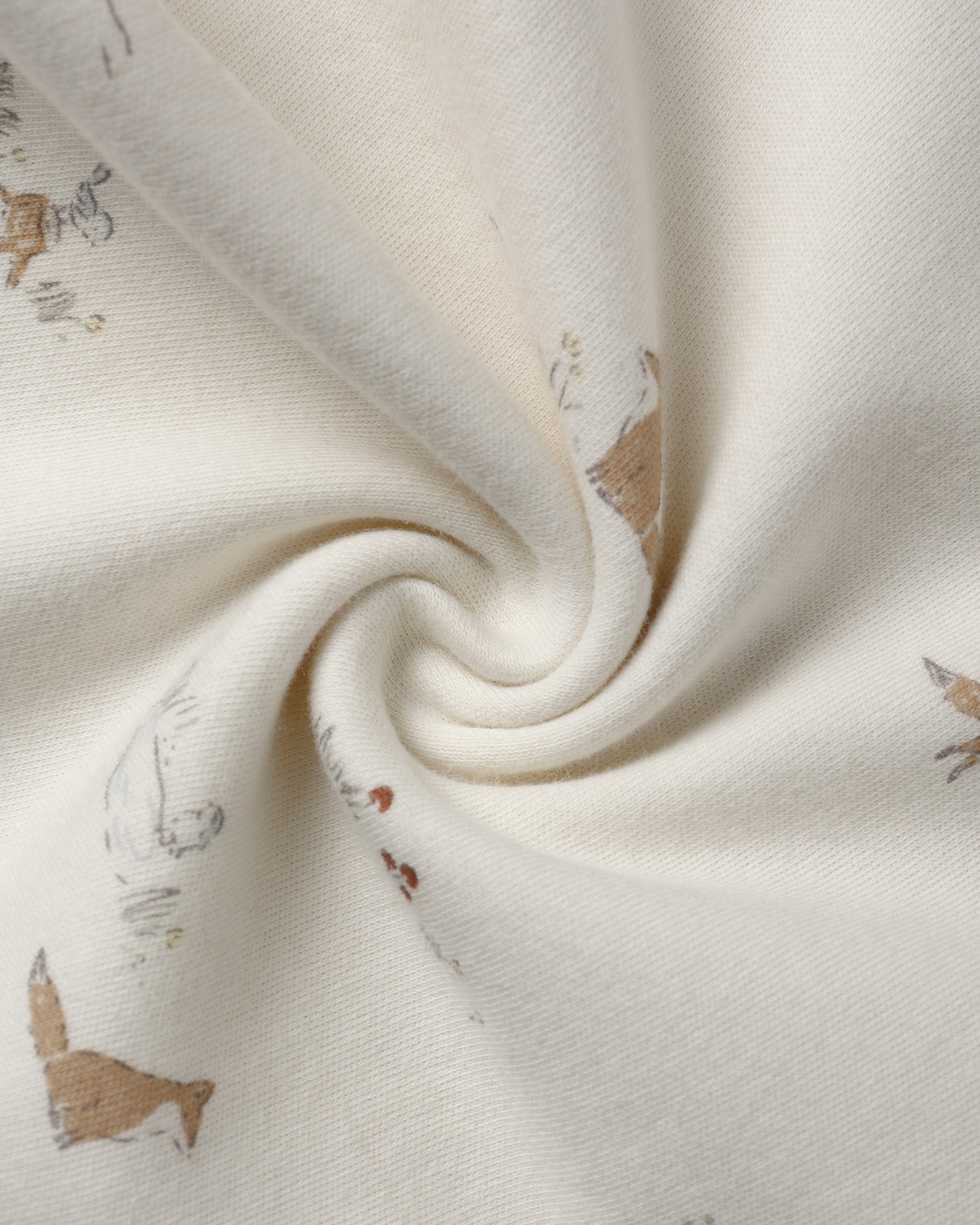 Jersey Bodysuit, 2 Pack || Fox Land, Fern Stripe