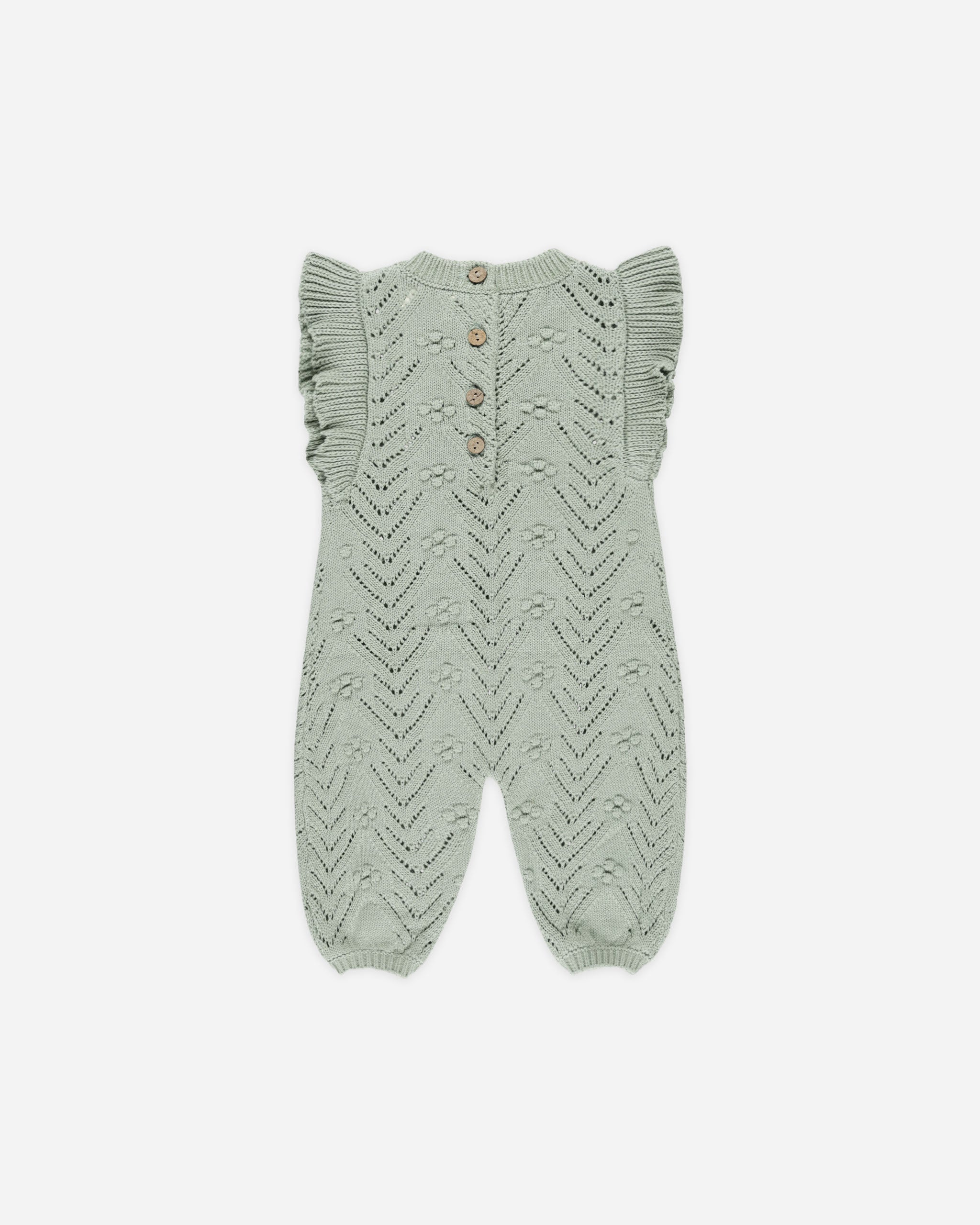 Mira Knit Romper || Sage