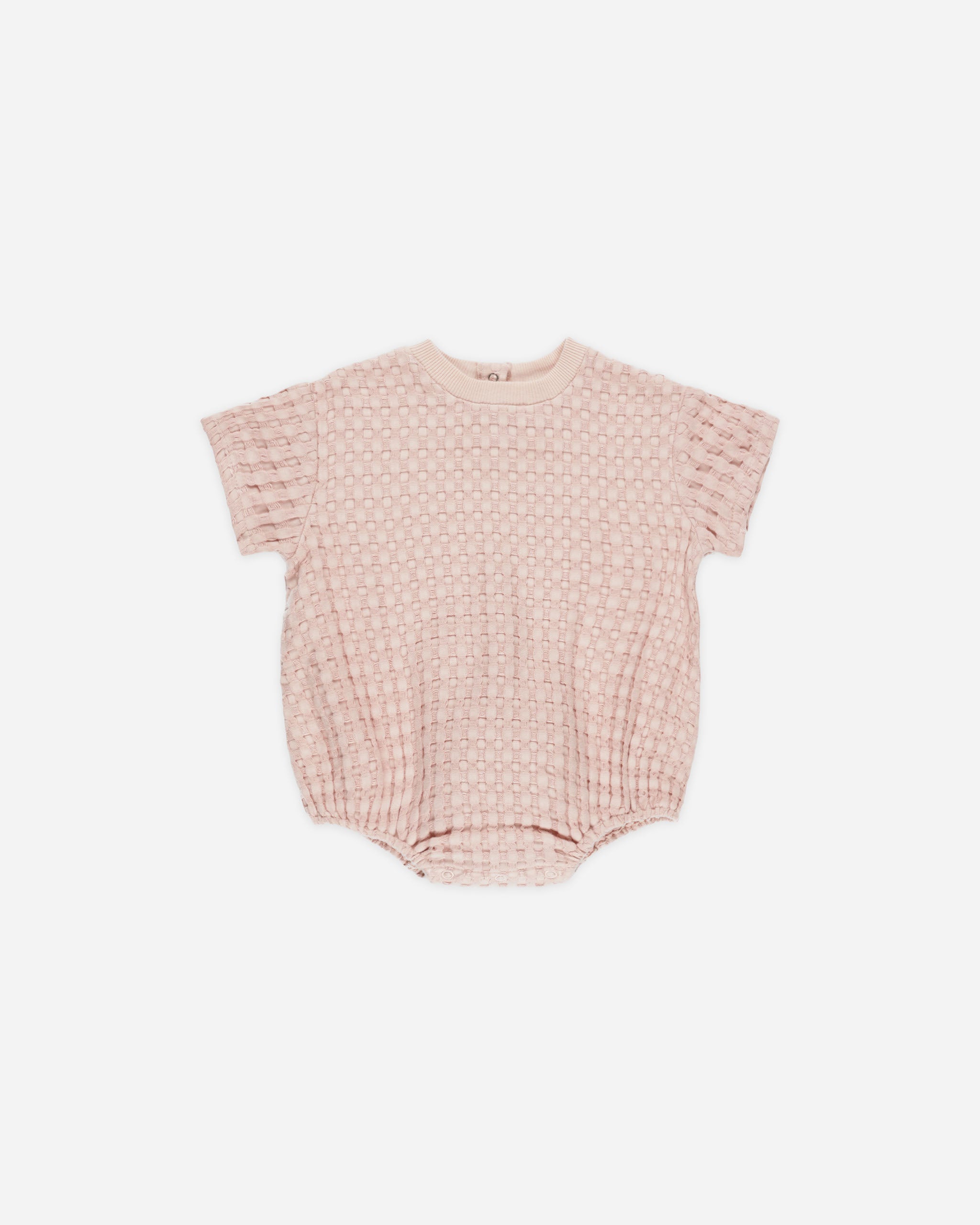 Relaxed Bubble Romper || Bubblegum