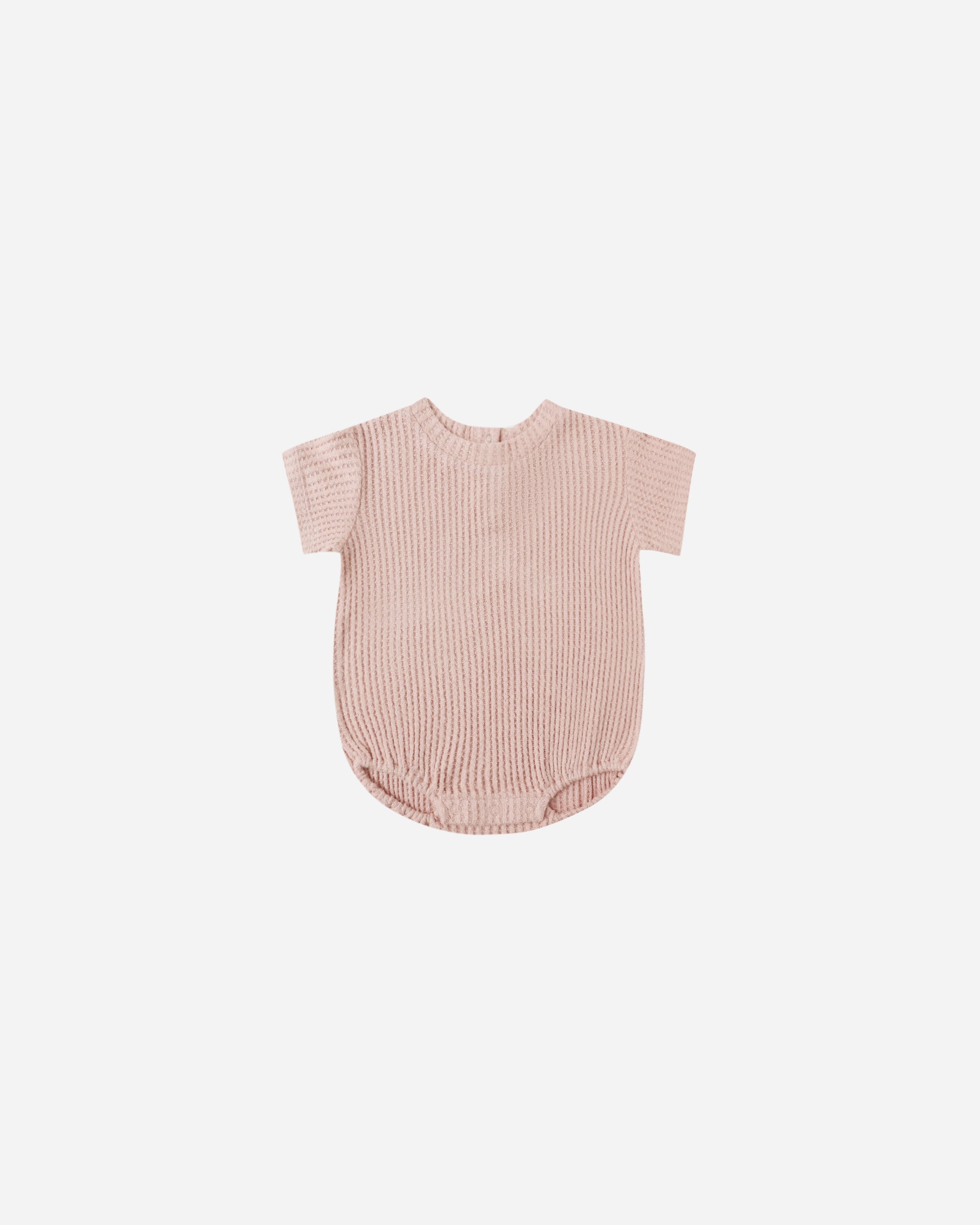 Relaxed Bubble Romper || Rose