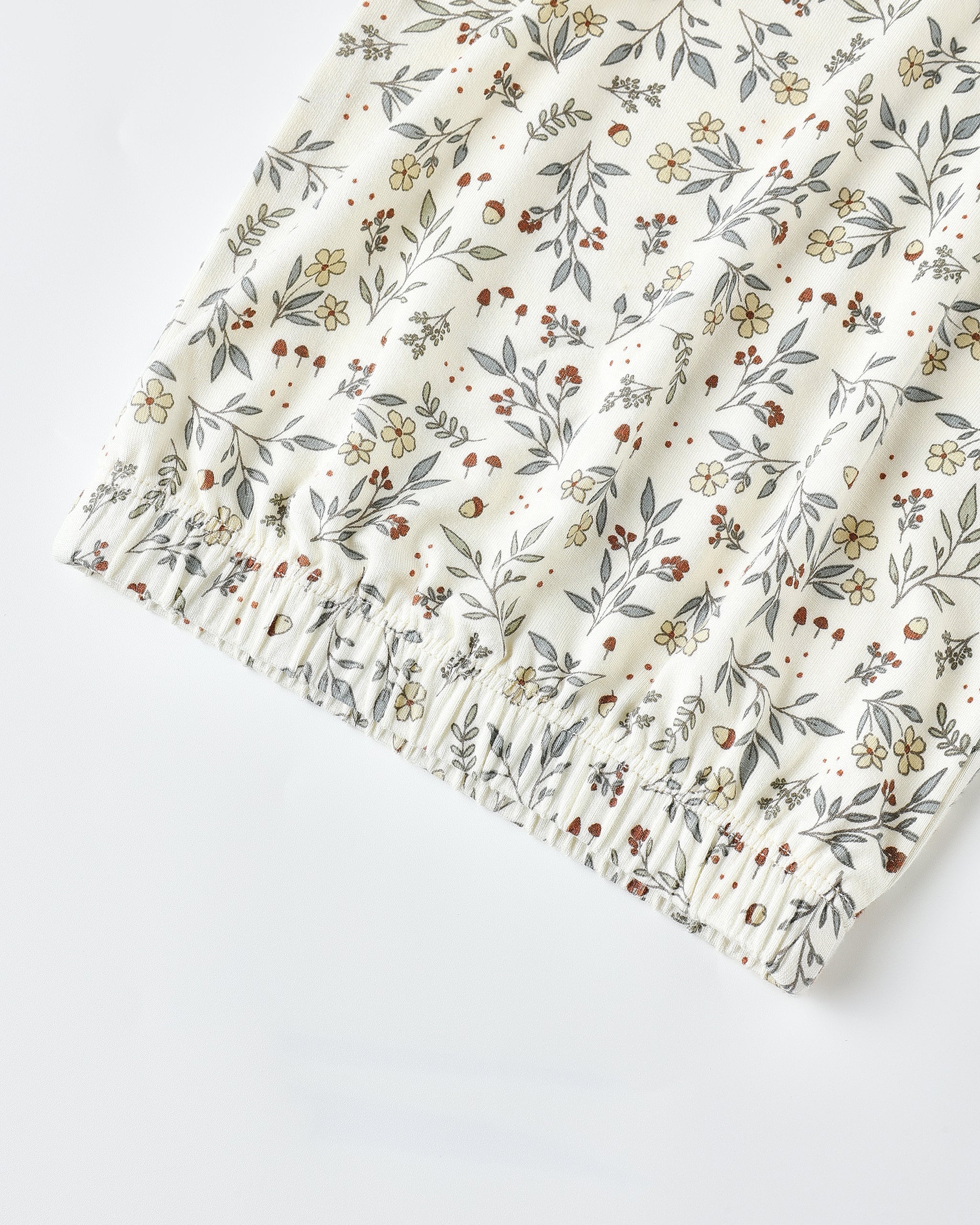 Bamboo Baby Gown + Hat Set || Woodland