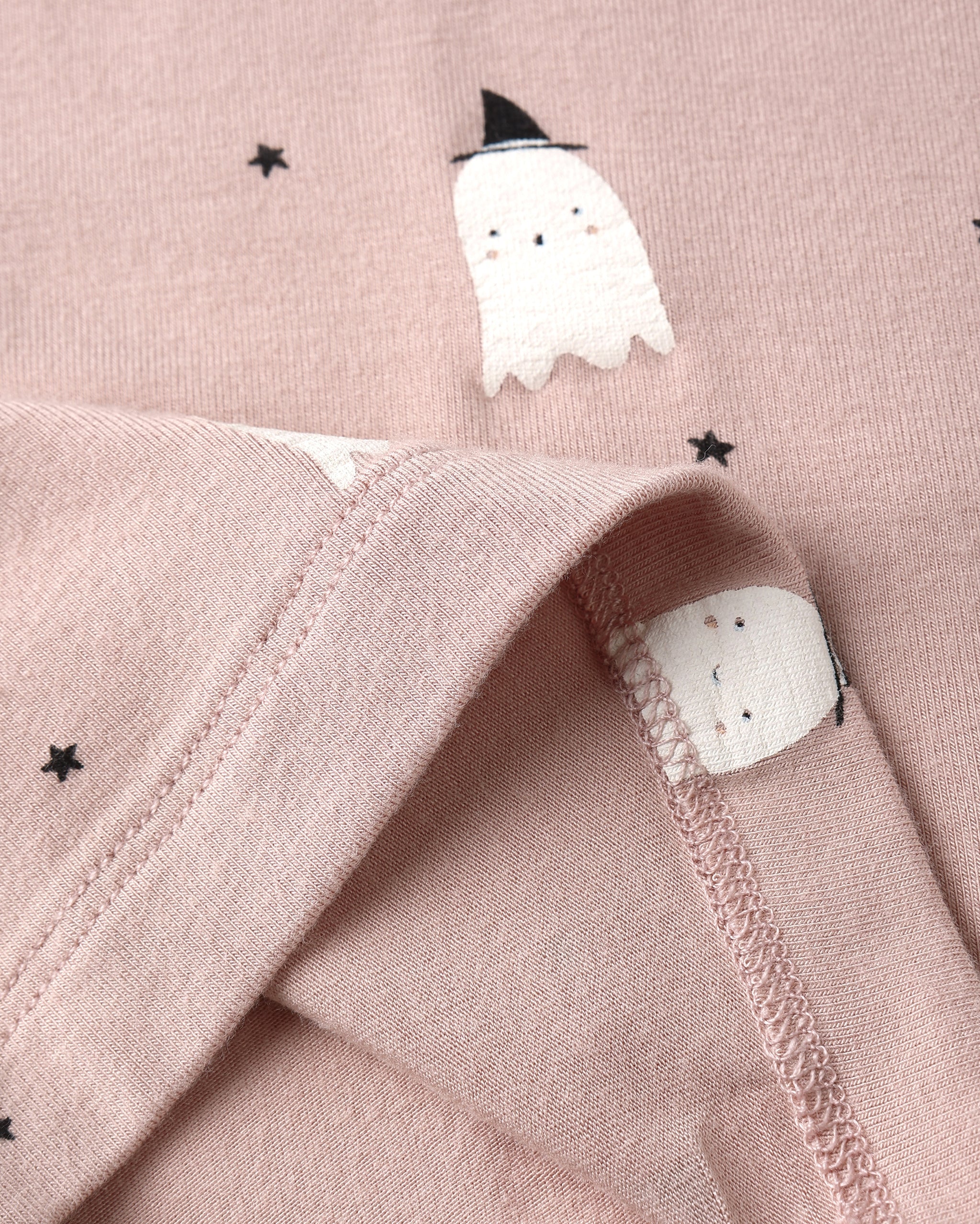 Bamboo Pajama Set || Pink Ghosts - Rylee + Cru | Kids Clothes | Trendy Baby Clothes | Modern Infant Outfits |