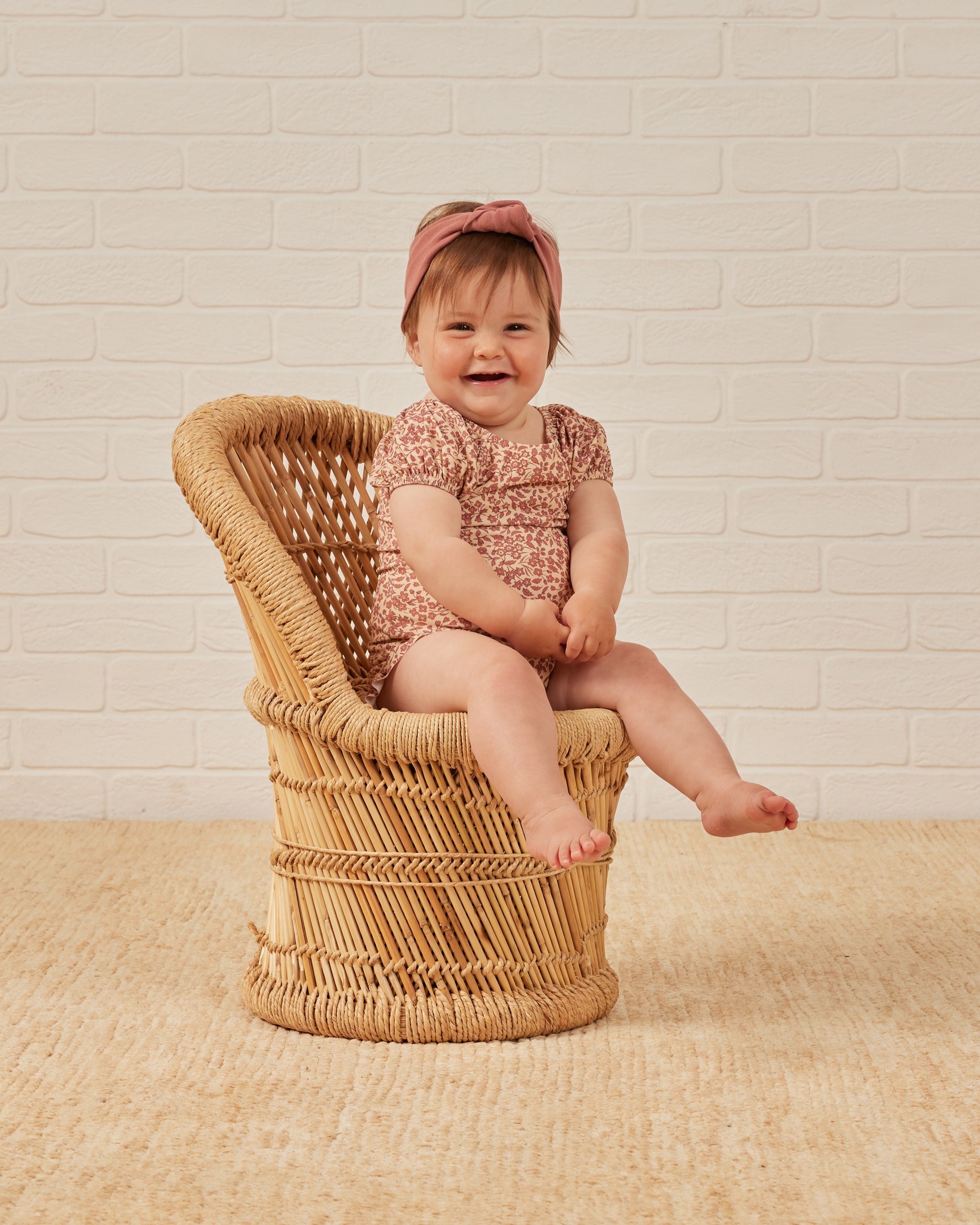 Knotted Headband || Berry - Rylee + Cru | Kids Clothes | Trendy Baby Clothes | Modern Infant Outfits |