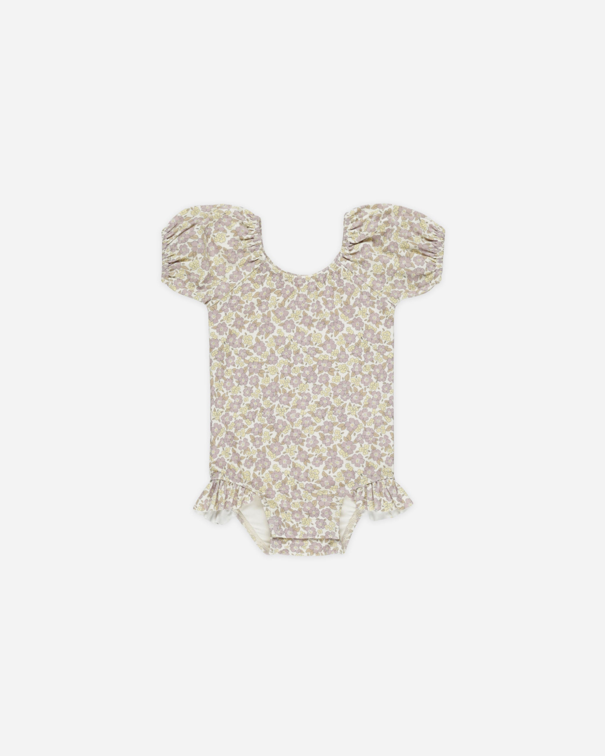 Catalina One-Piece Swimsuit || Purple Floral