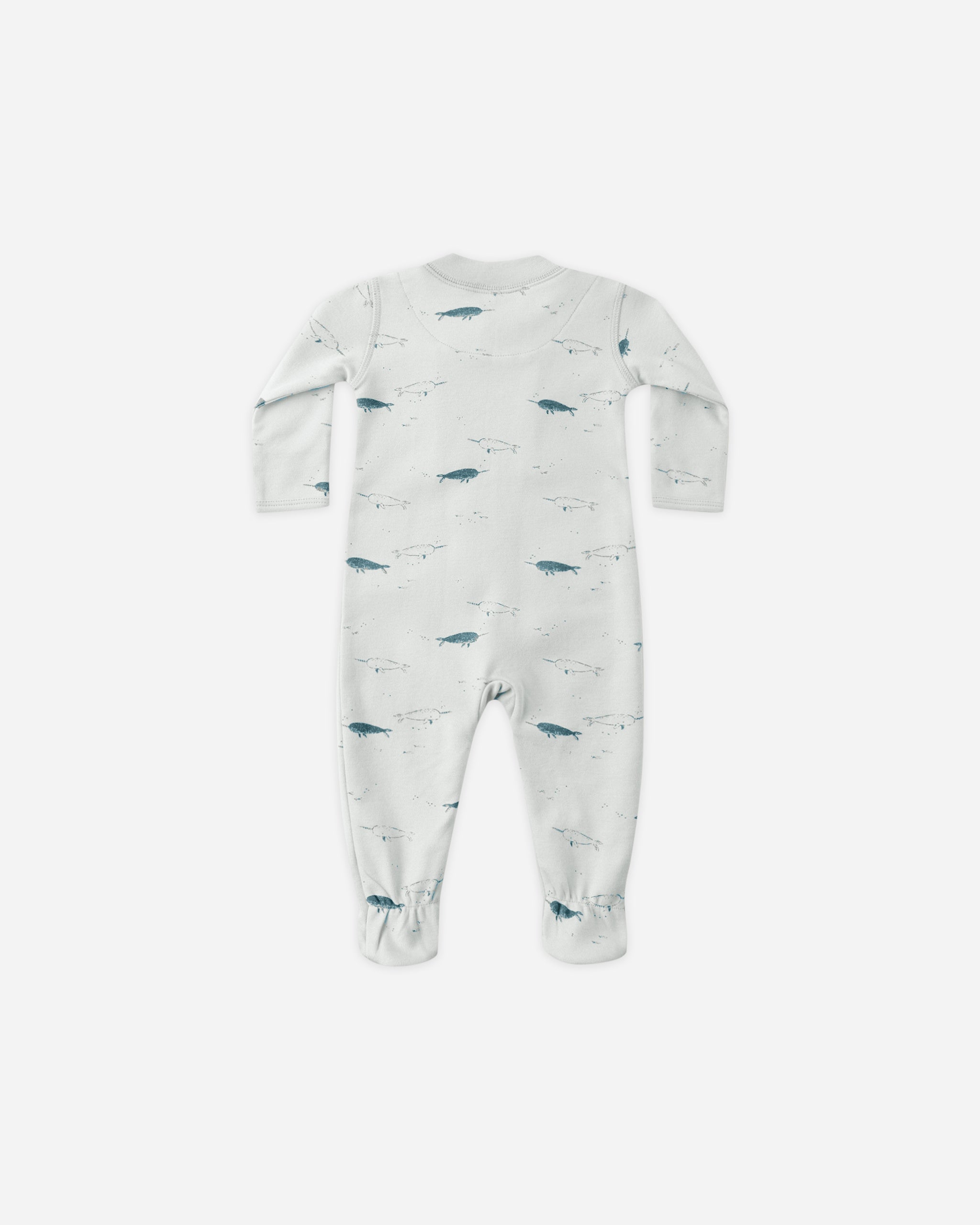 Zip Long Sleeve Sleeper Footie || Narwhals