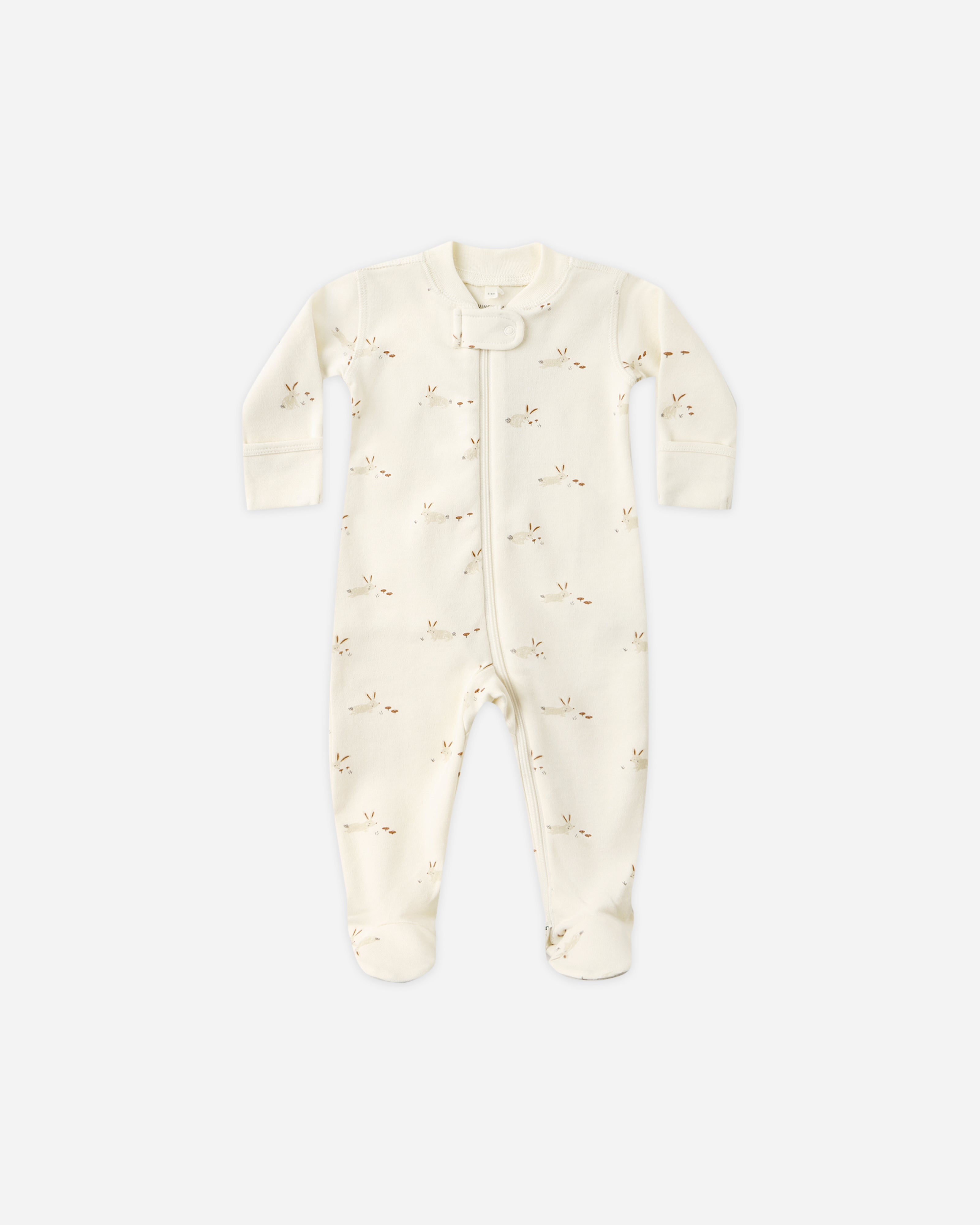 Zip Long Sleeve Sleeper Footie || Bunnies