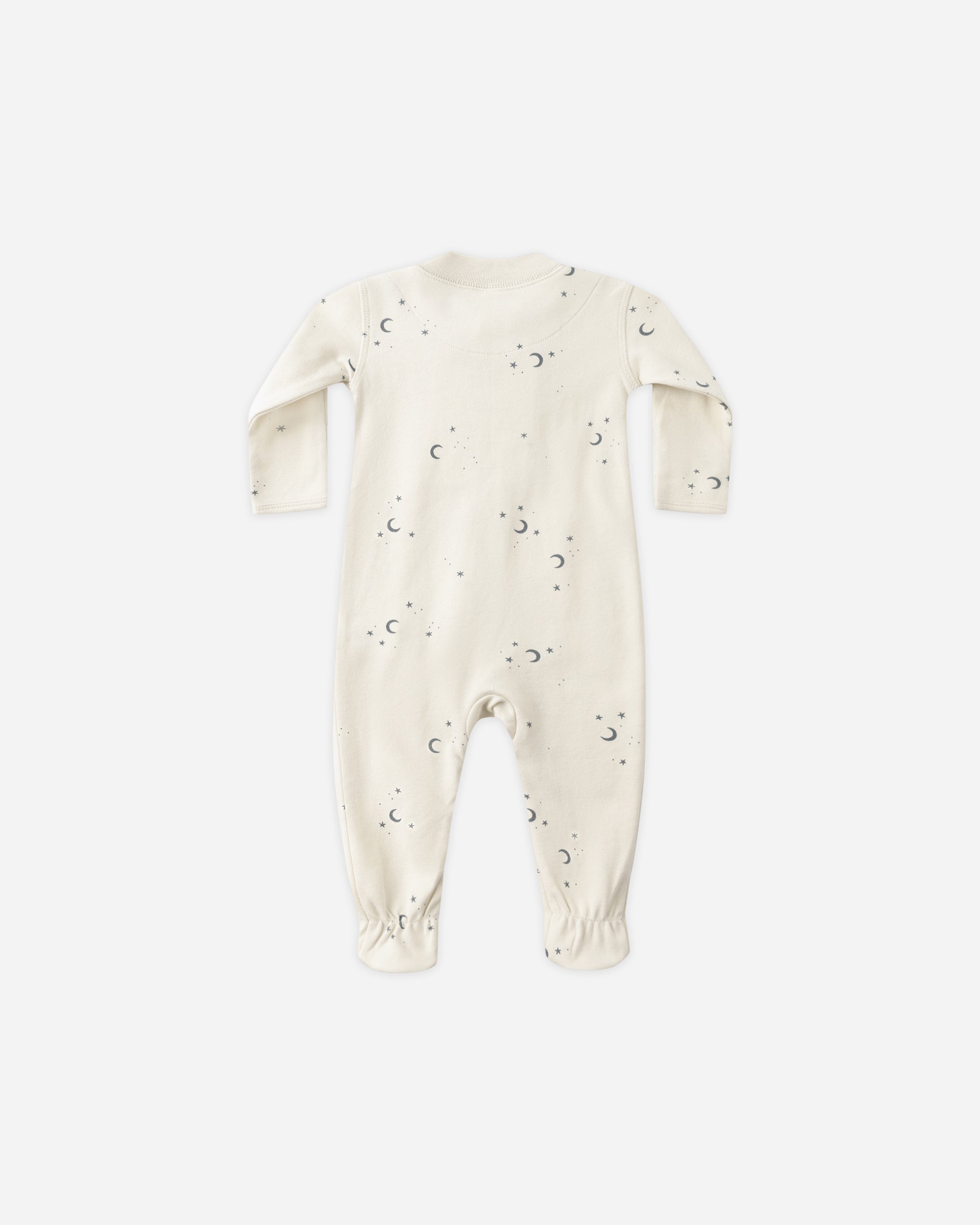 Zip Long Sleeve Sleeper Footie || Moons
