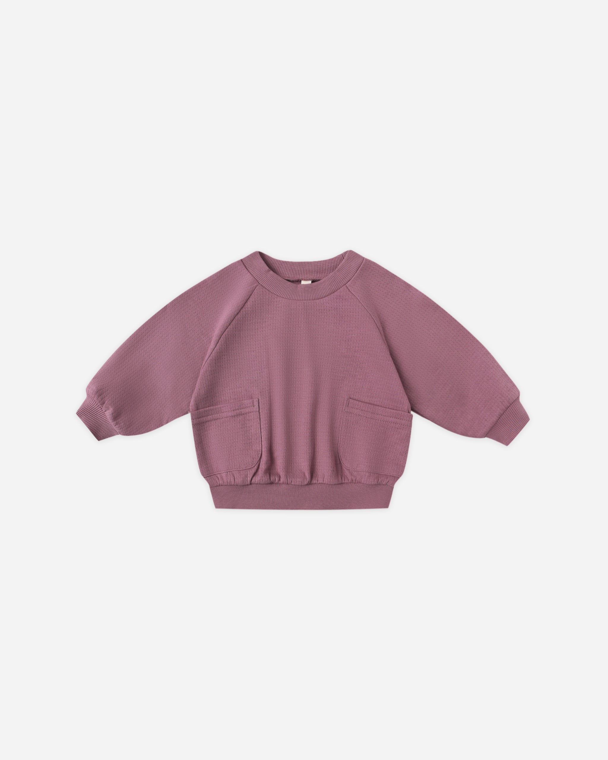 Pocket Sweatshirt || Mulberry