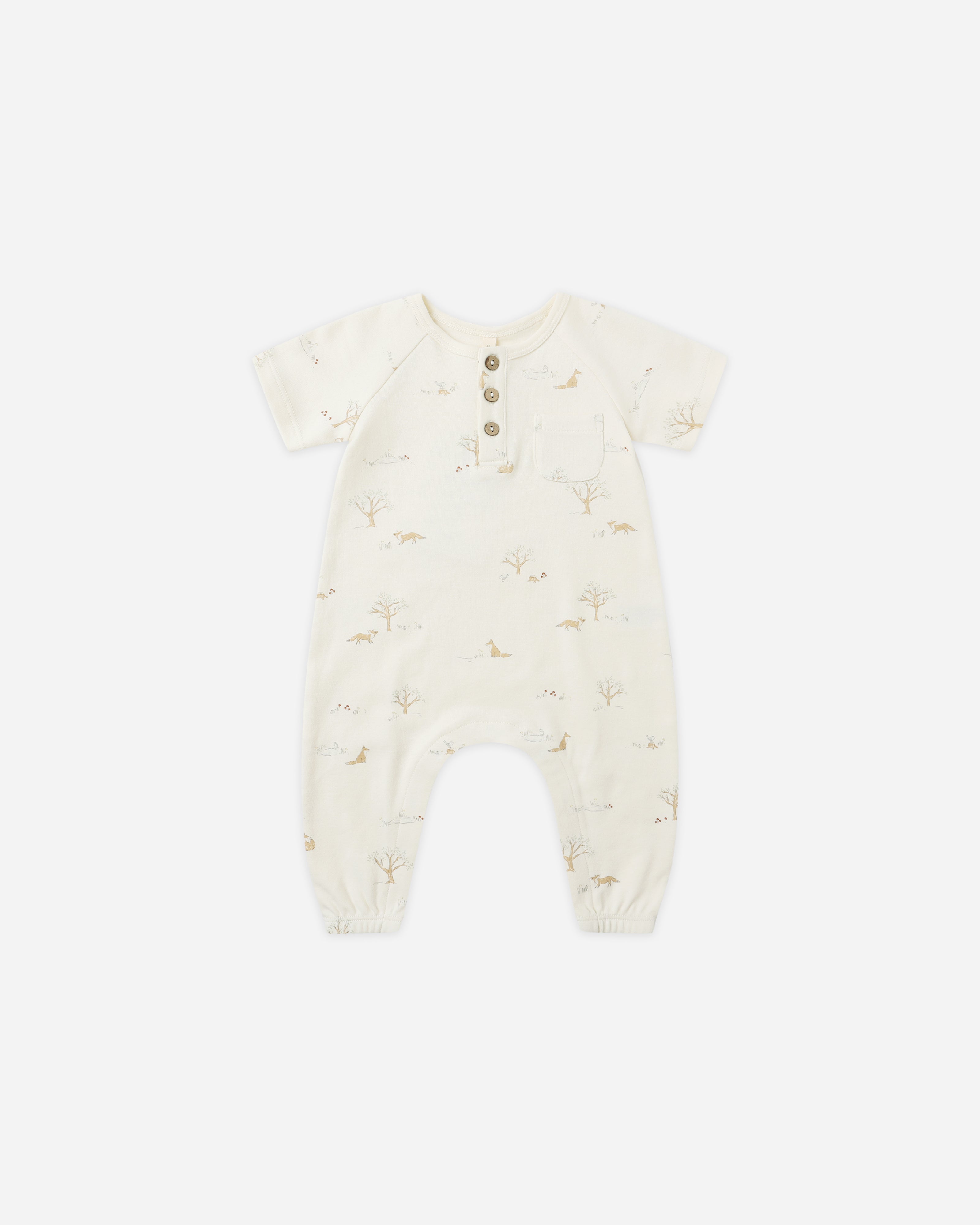 Short Sleeve Jumpsuit || Fox Land