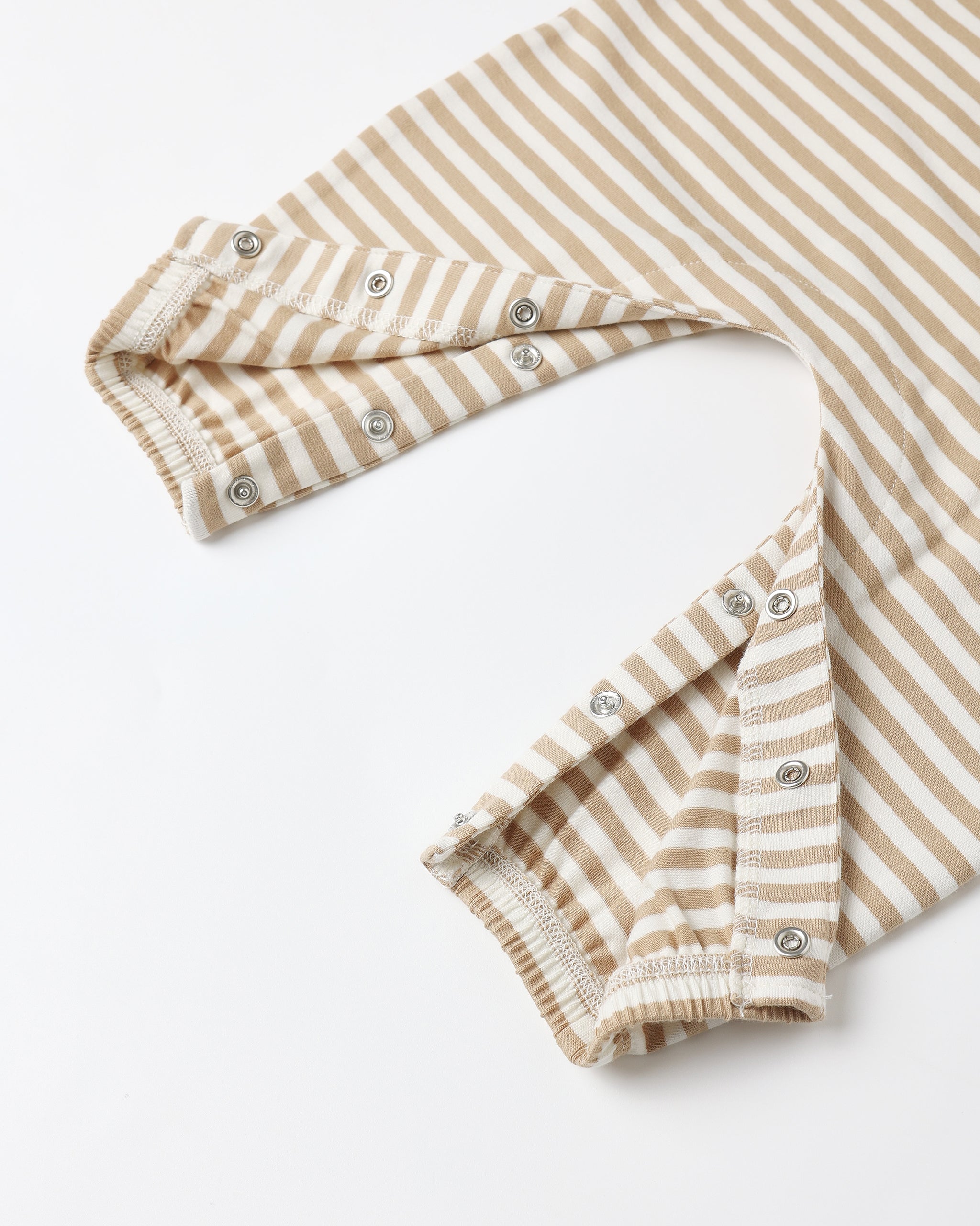 Long Sleeve Pocket Jumpsuit || Gold Stripe