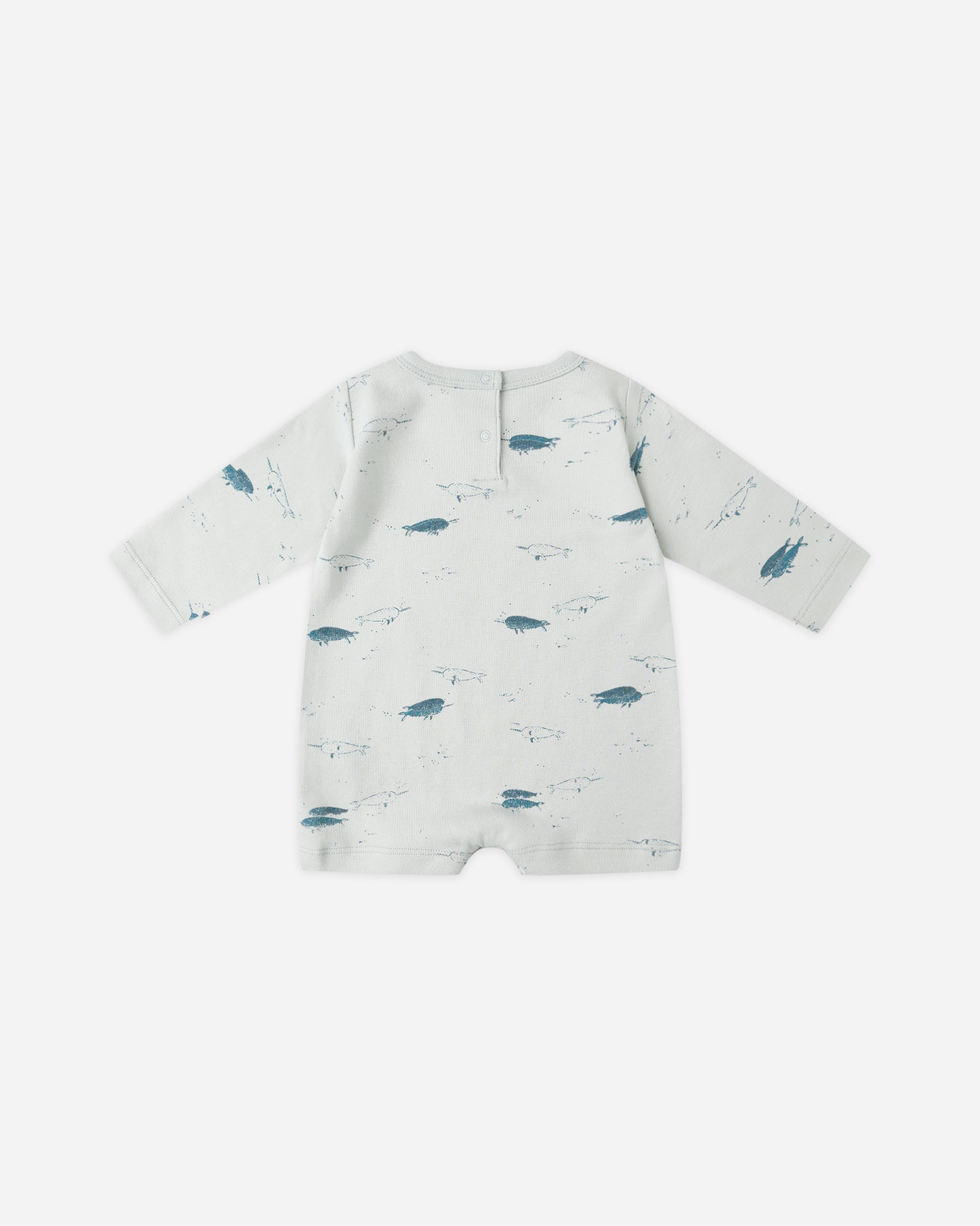 Long Sleeve Romper || Narwhals