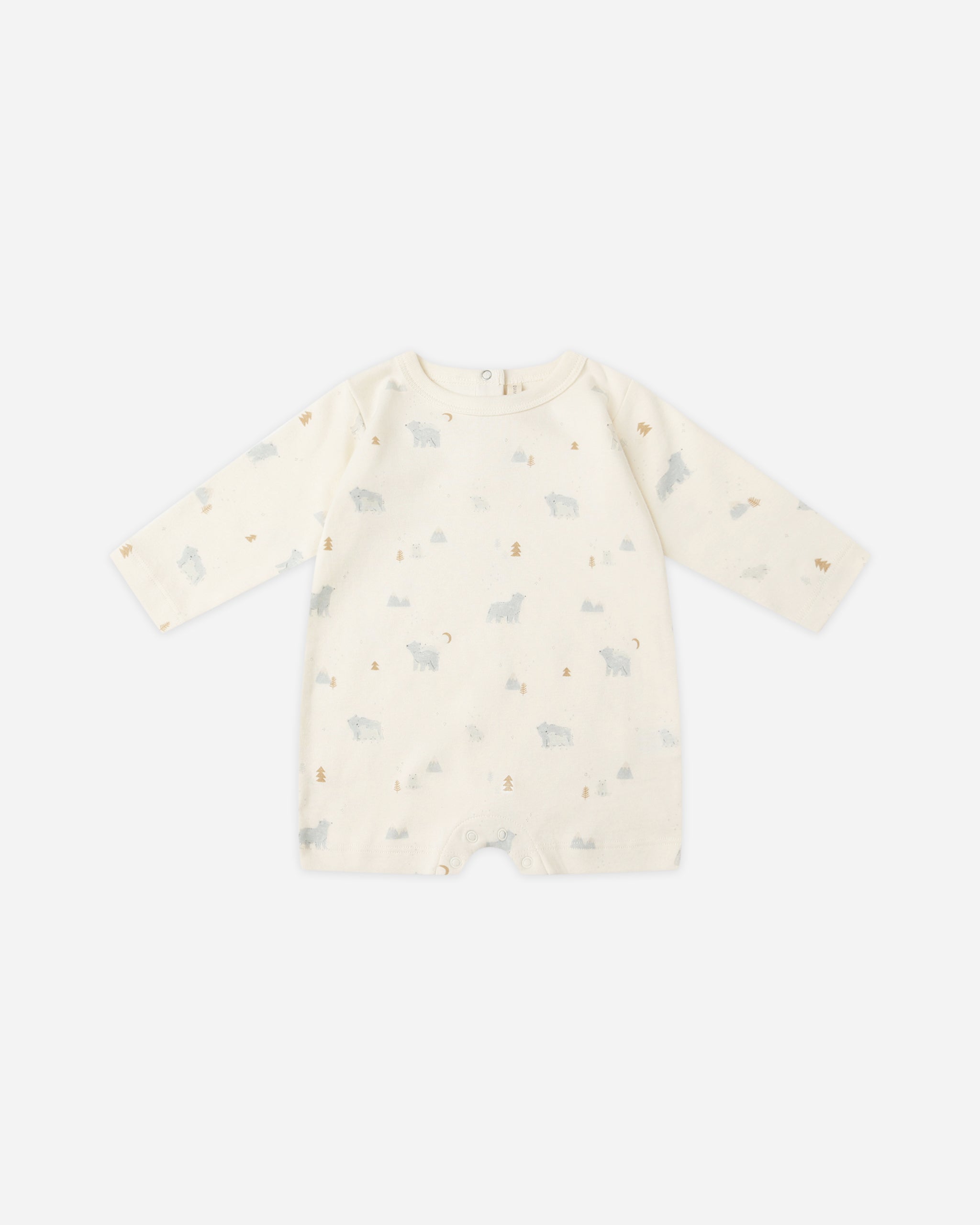 Long Sleeve Romper || Polar Bears