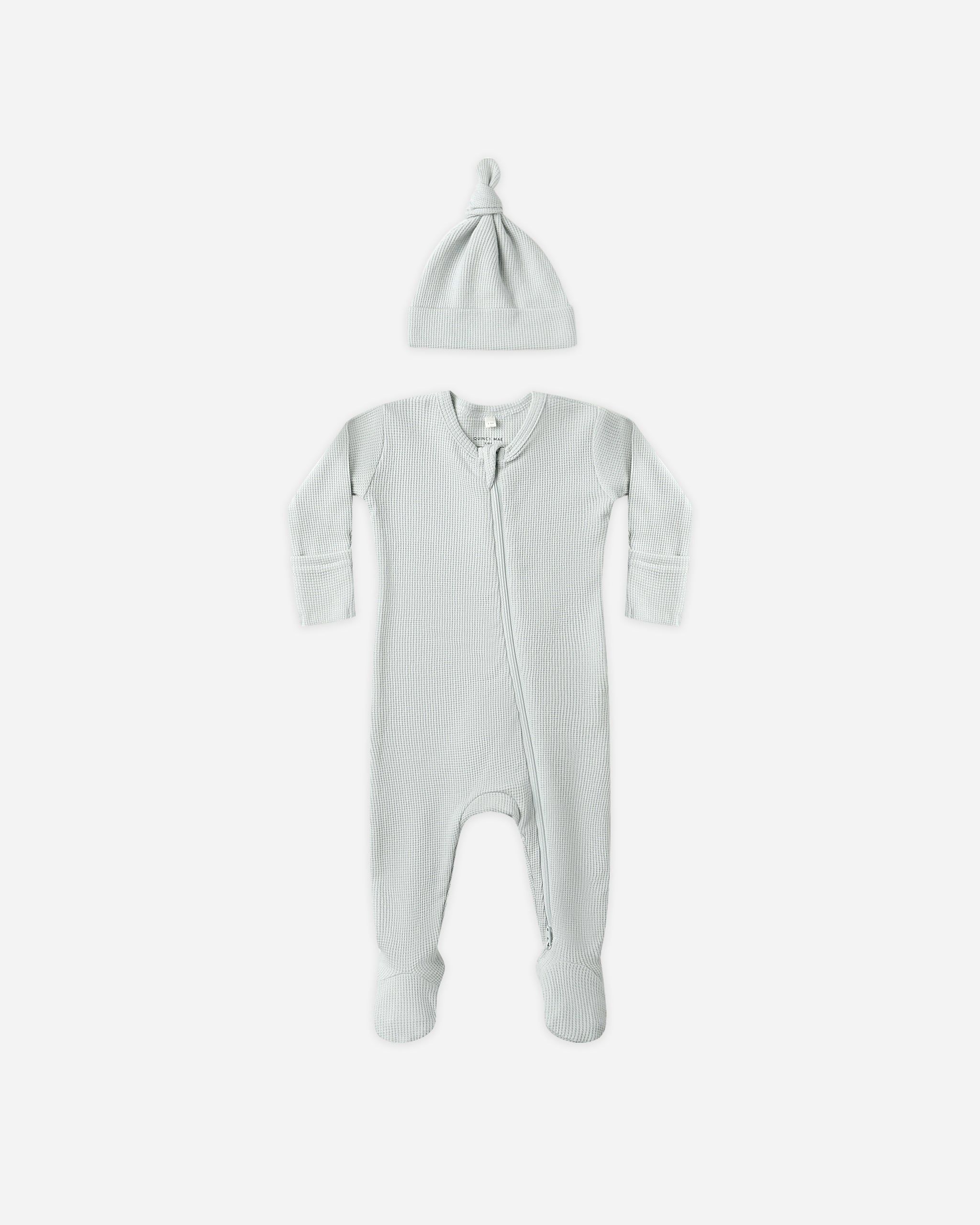 Waffle Sleep Set || Ice Blue