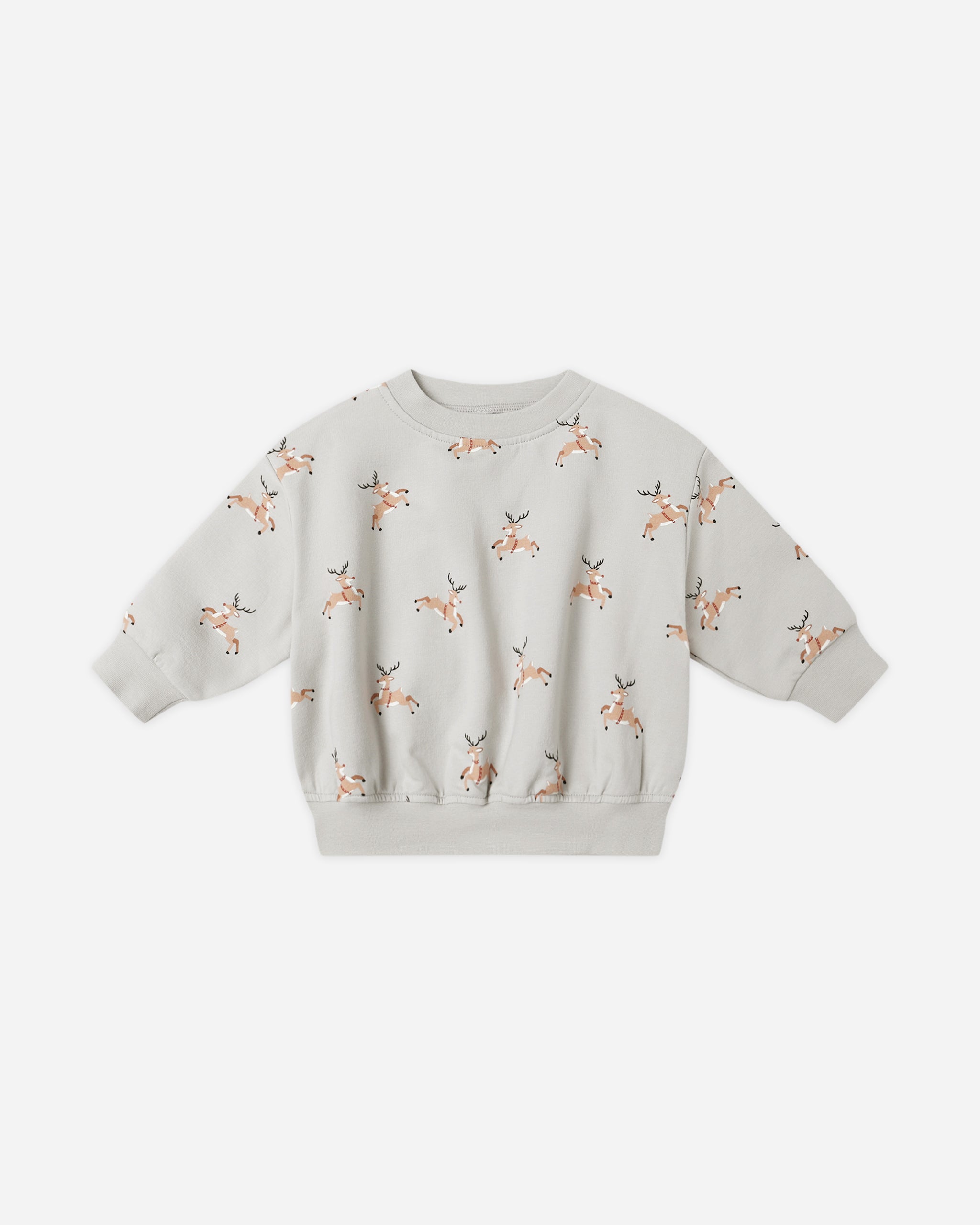 Relaxed Fleece Sweatshirt || Reindeer