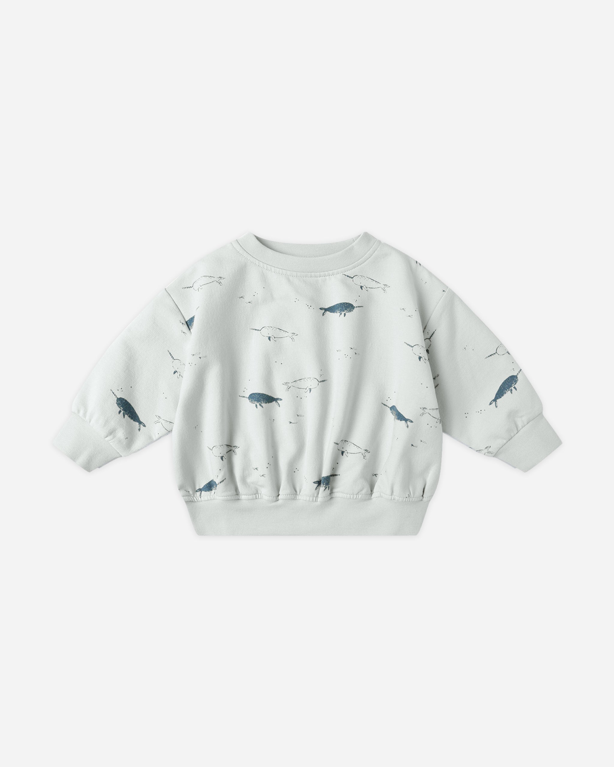 Relaxed Fleece Sweatshirt || Narwhals