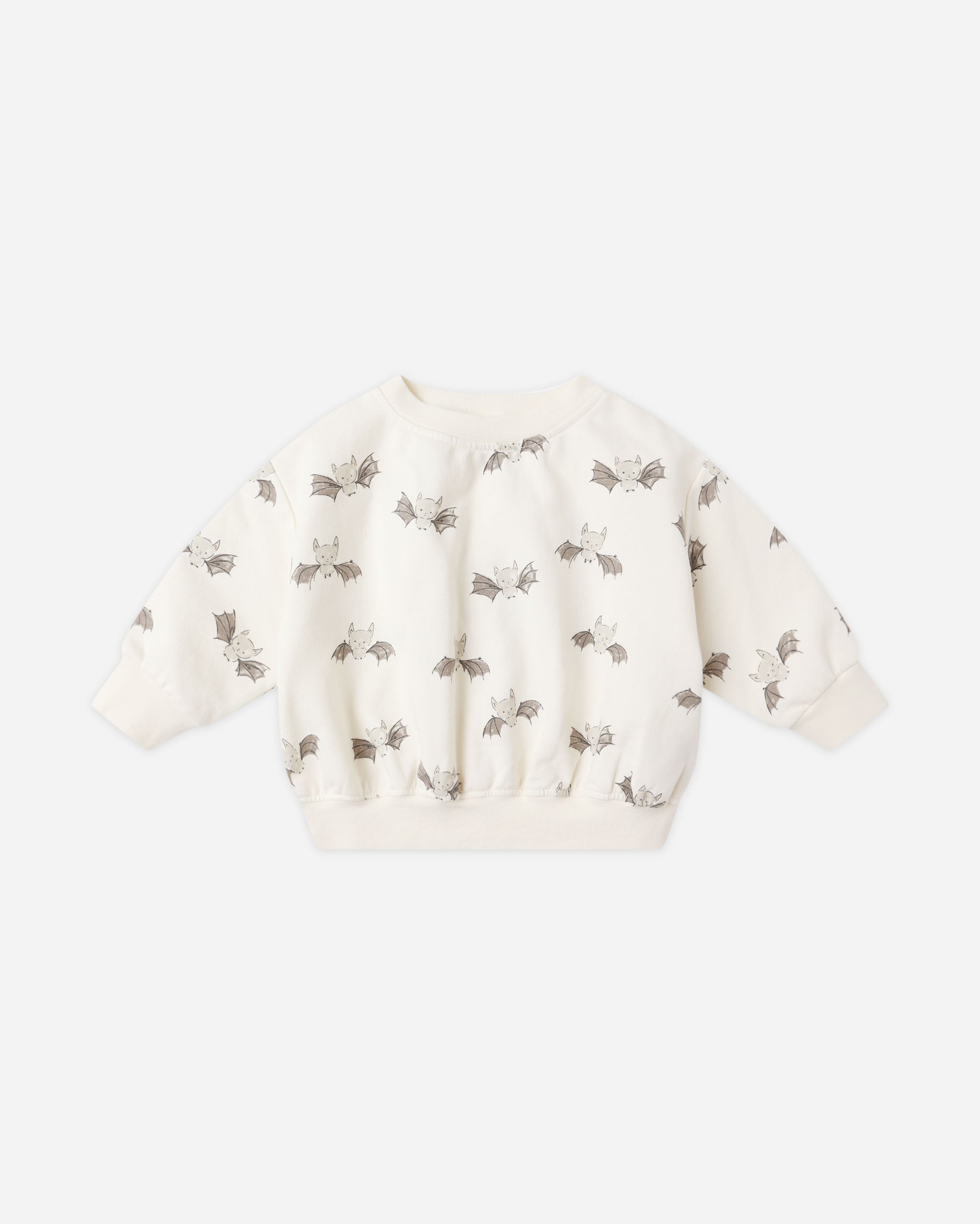 Relaxed Fleece Sweatshirt || Bats - Rylee + Cru | Kids Clothes | Trendy Baby Clothes | Modern Infant Outfits |