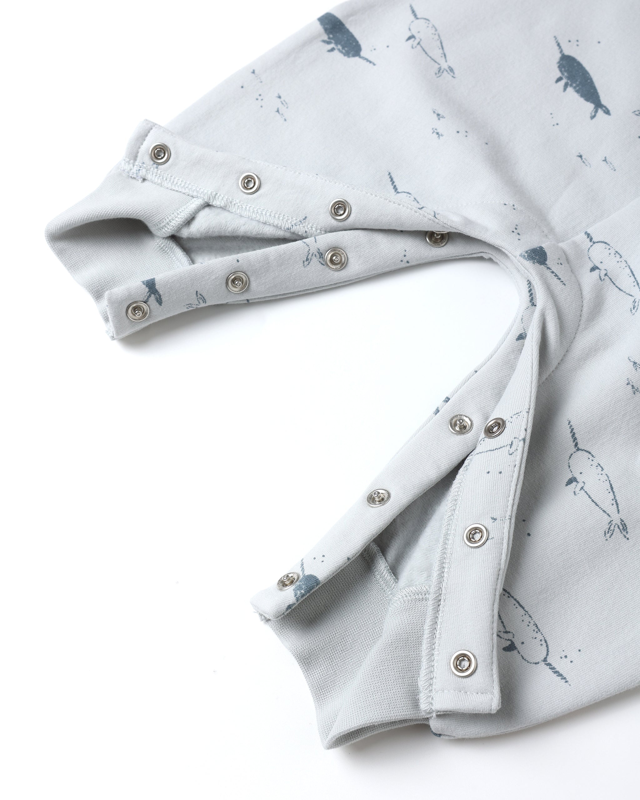 Relaxed Fleece Jumpsuit || Narwhals