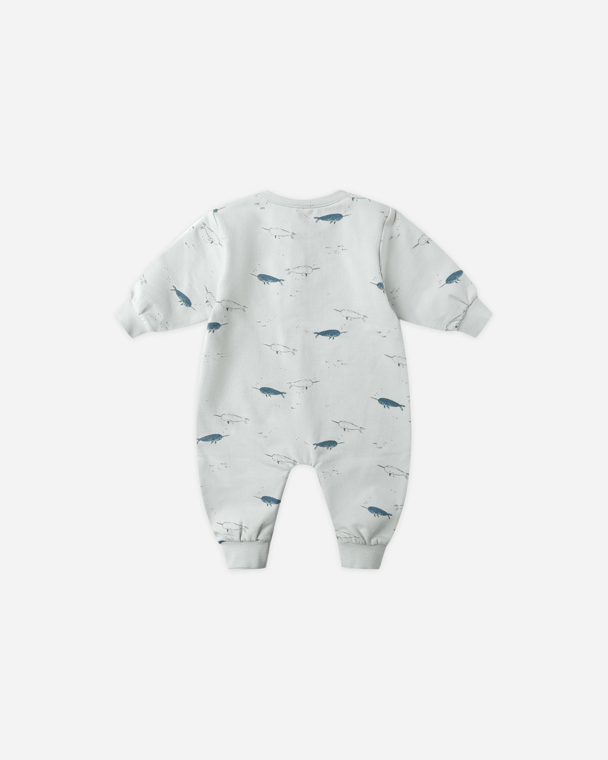 Relaxed Fleece Jumpsuit || Narwhals