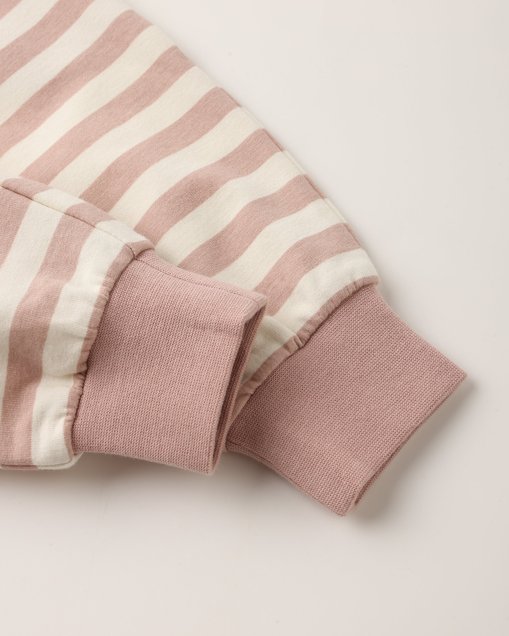 Relaxed Sweatpant || Pink Stripe
