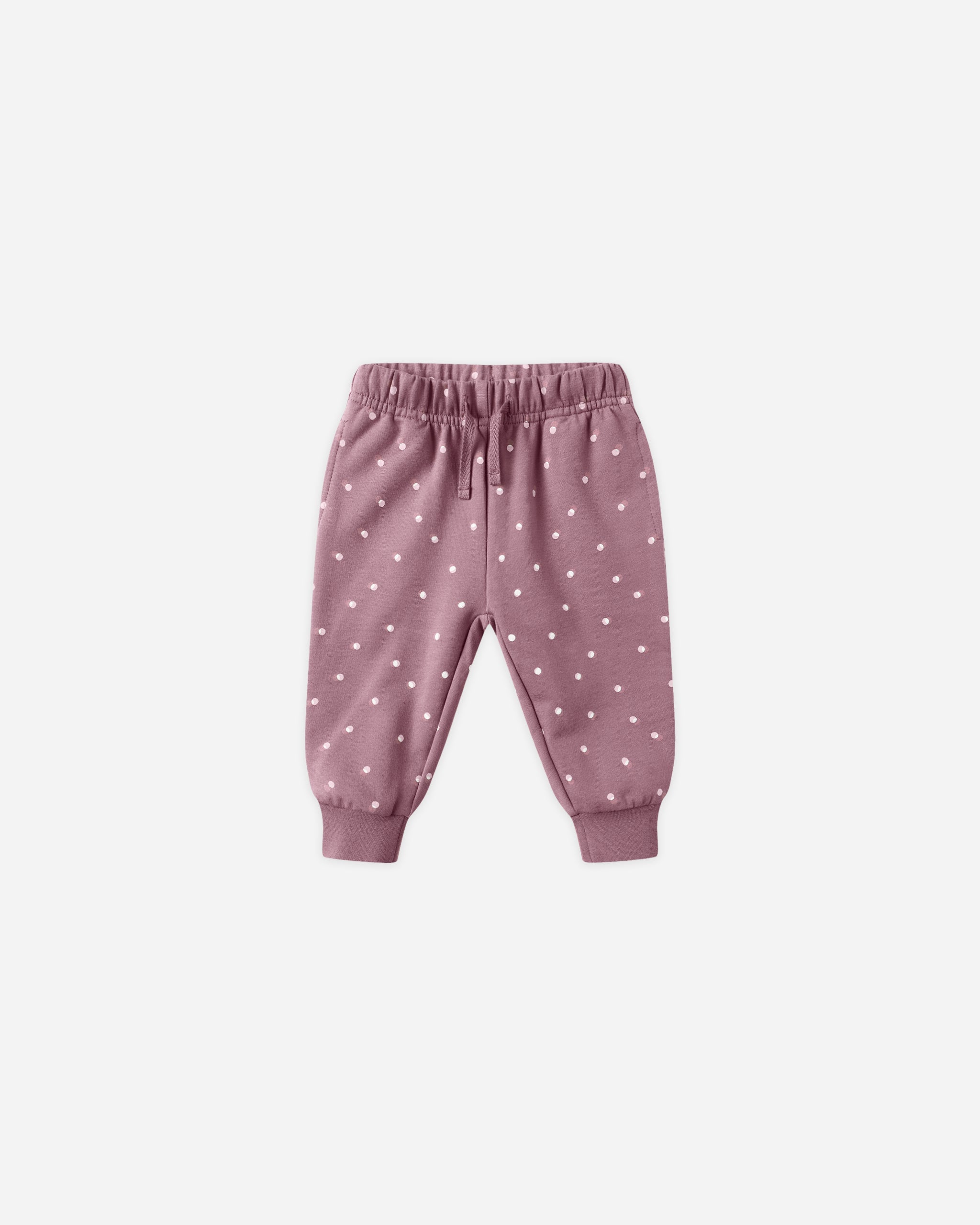 Relaxed Fleece Sweatpant || Polka Dot
