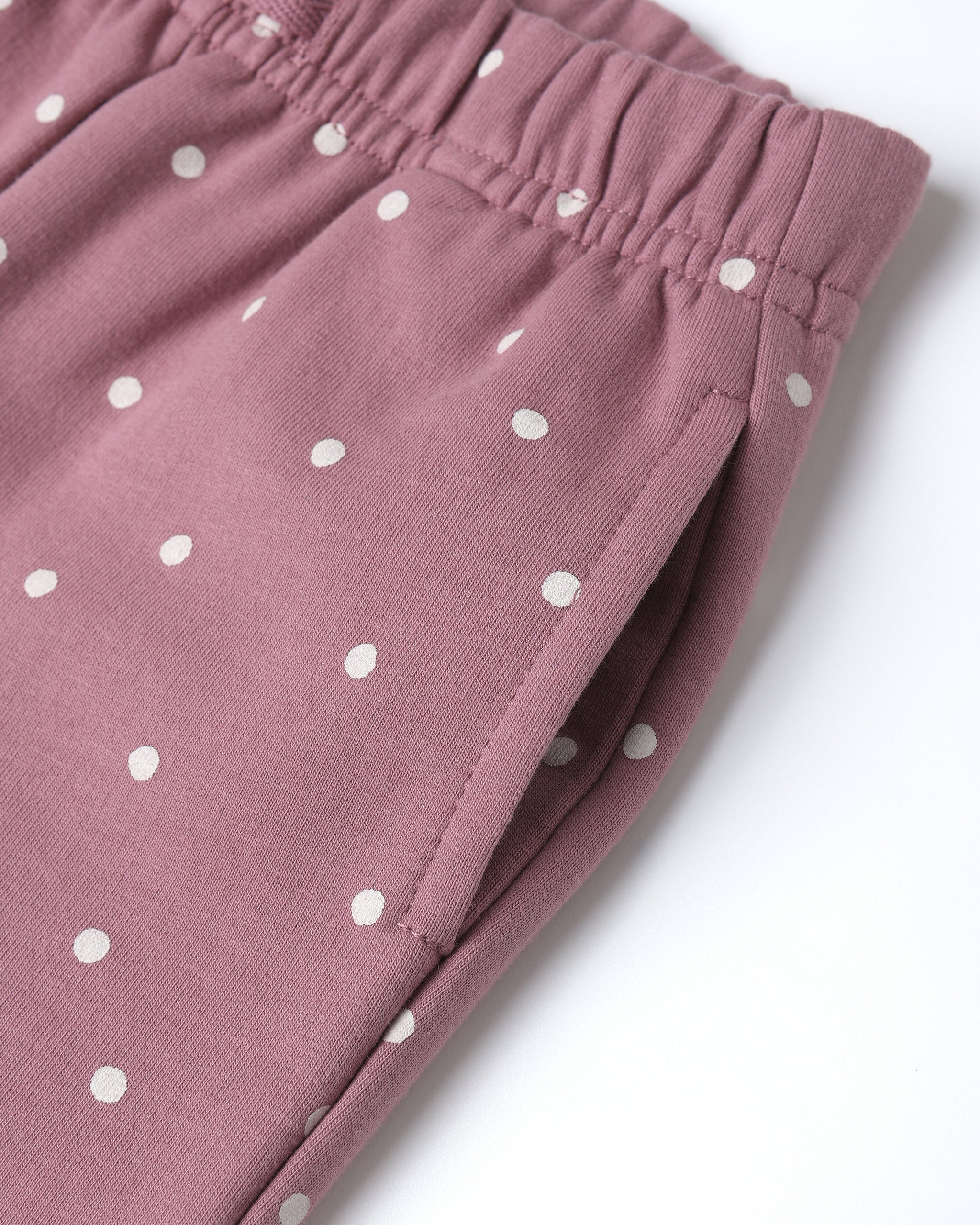 Relaxed Fleece Sweatpant || Polka Dot