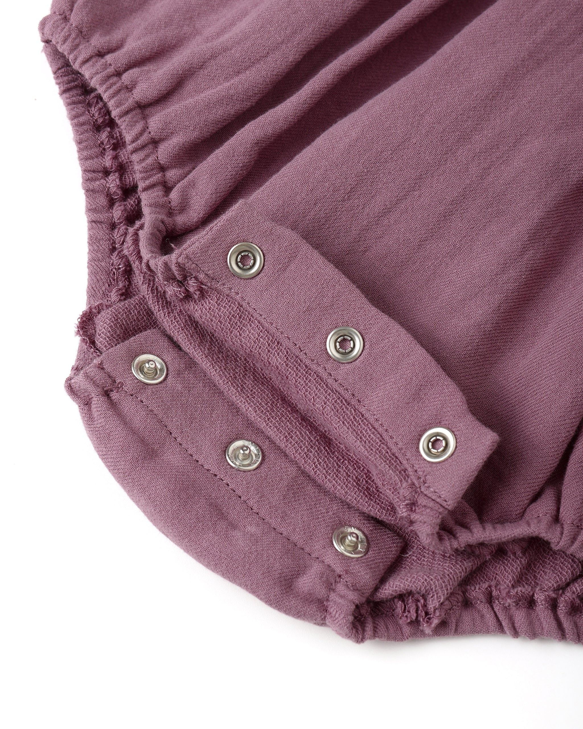 Collared Romper || Mulberry