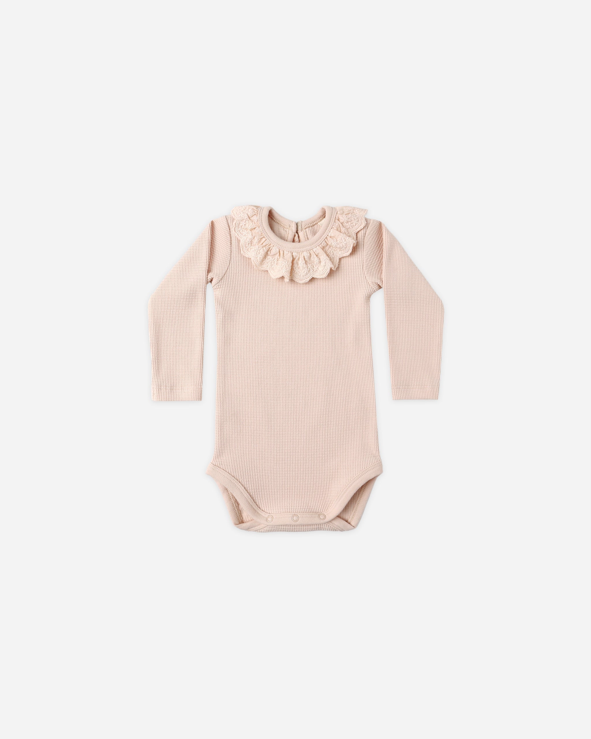 Ruffle Collar Bodysuit || Antique